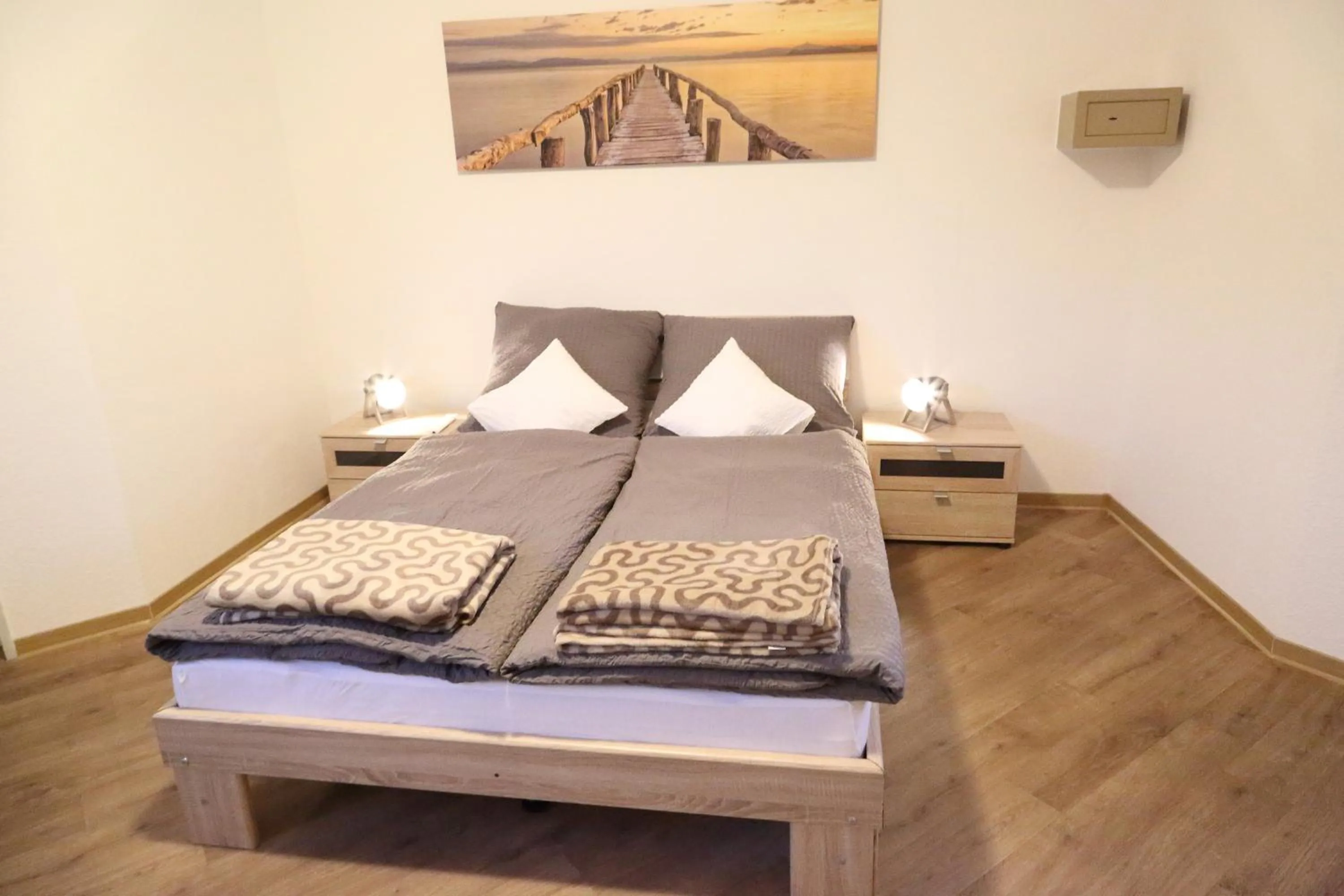 Photo of the whole room, Bed in Gästehaus zum Surgrund