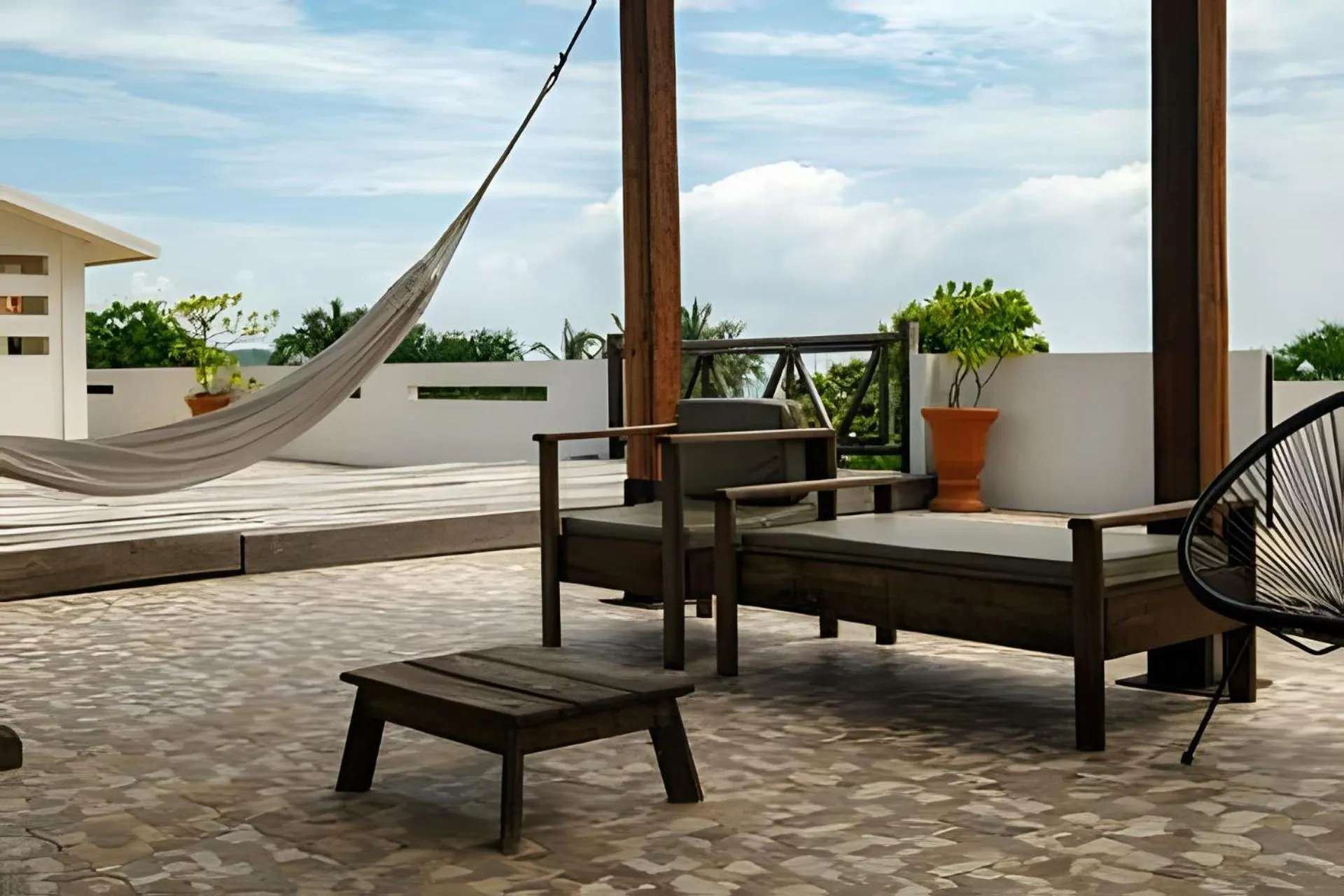Balcony/Terrace in La Aurora Puerto Escondido