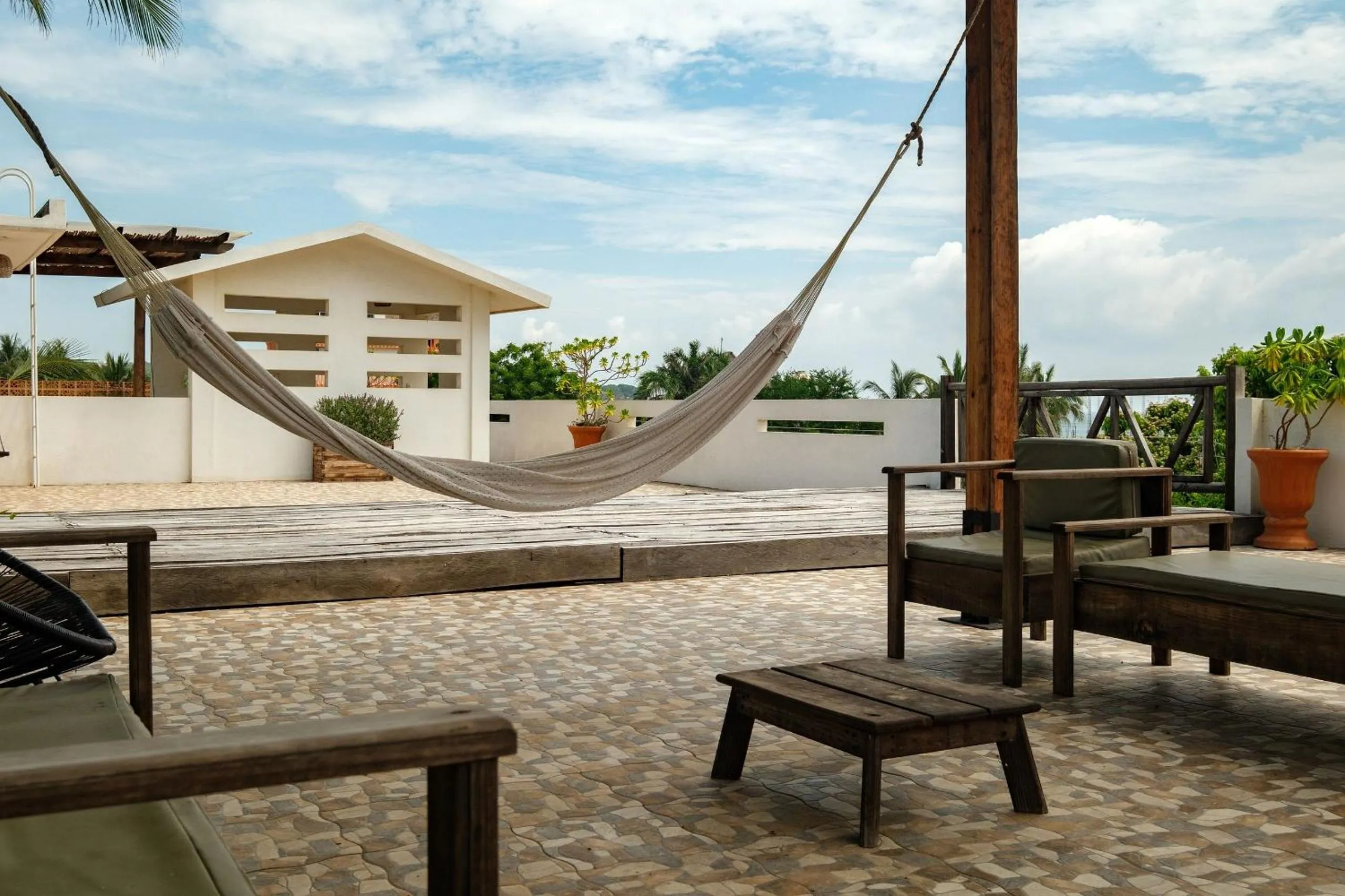 Balcony/Terrace in La Aurora Puerto Escondido