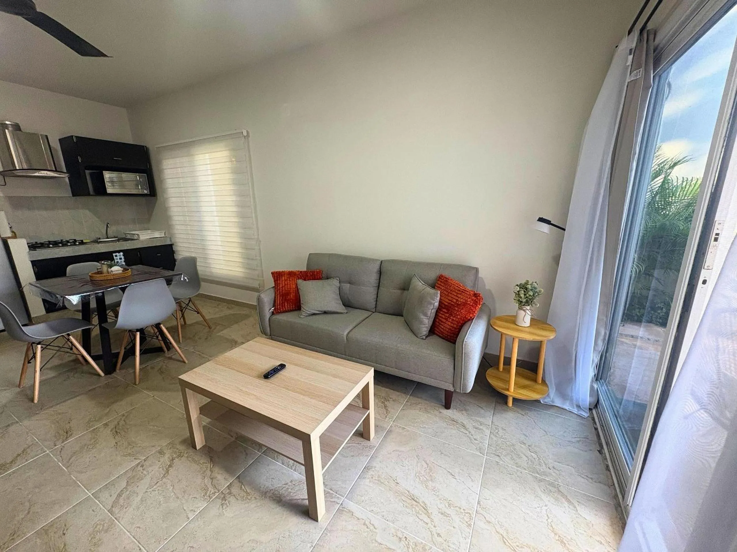 Living room in La Aurora Puerto Escondido