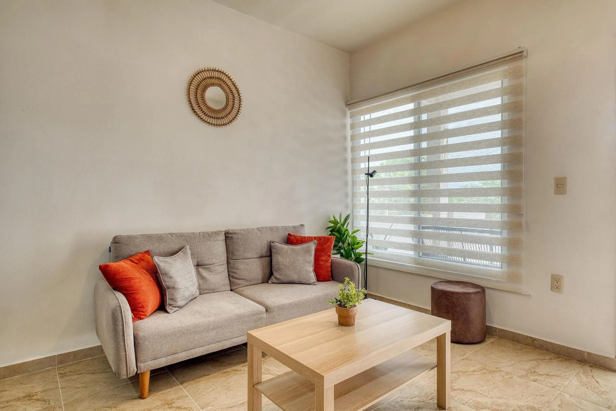 Living room in La Aurora Puerto Escondido