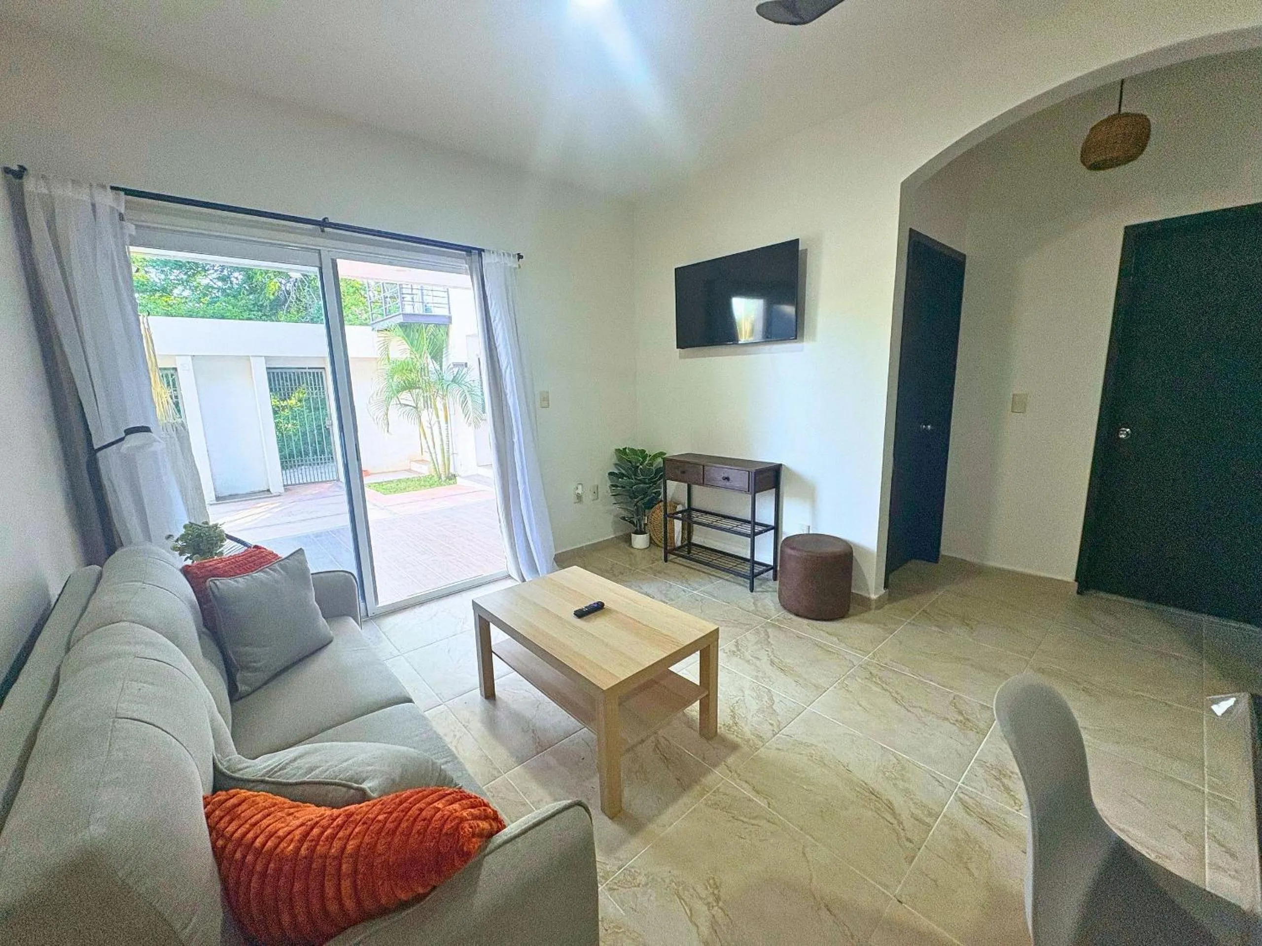 Living room in La Aurora Puerto Escondido