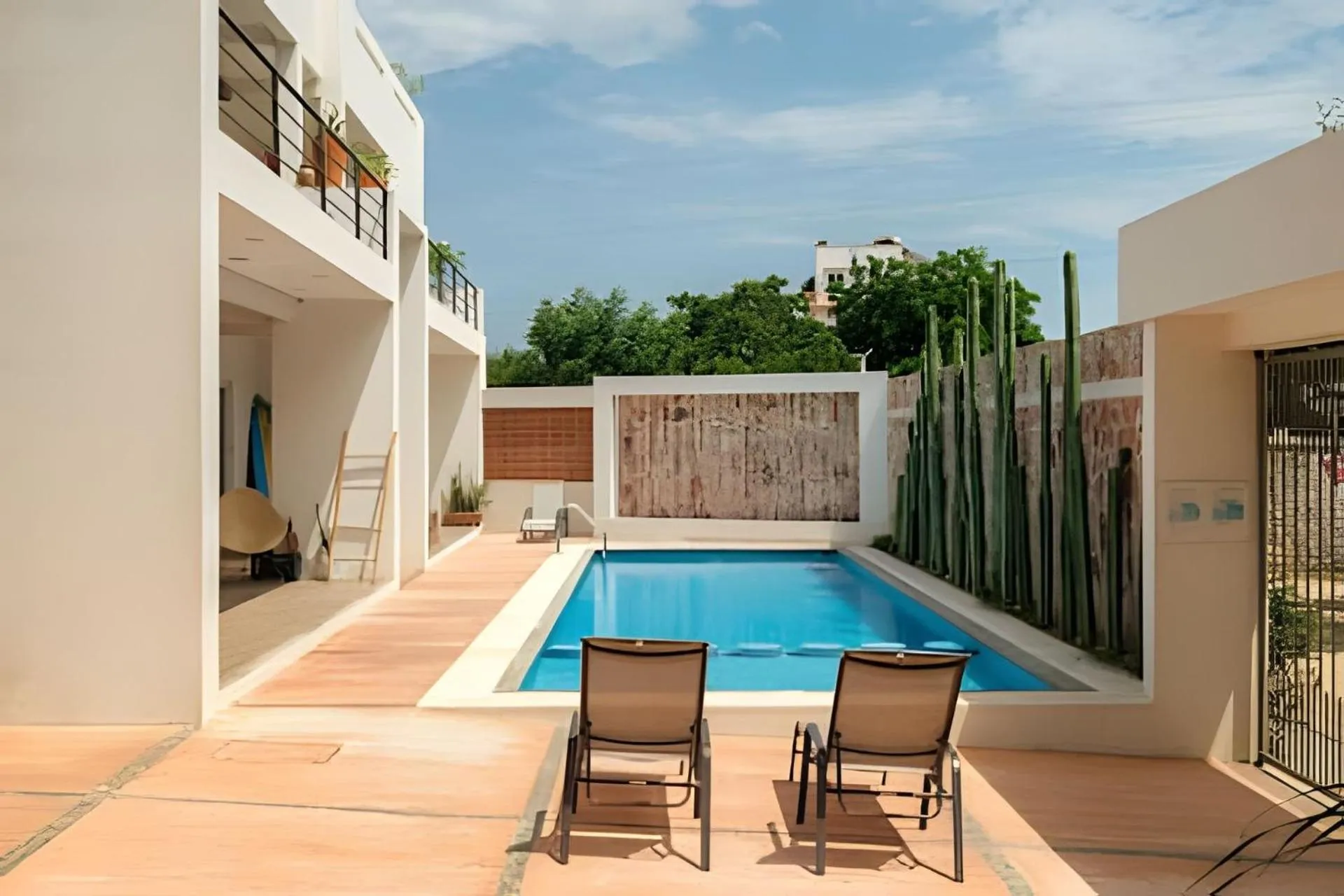 Seating area in La Aurora Puerto Escondido