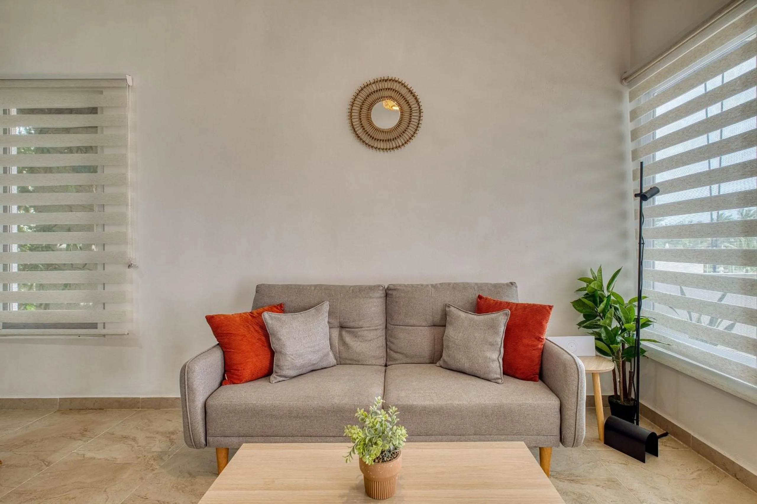 Living room in La Aurora Puerto Escondido