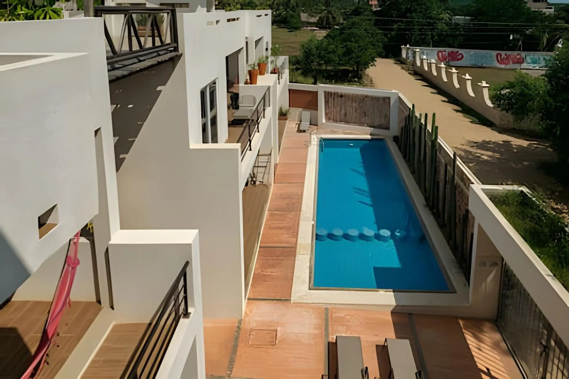 Facade/entrance in La Aurora Puerto Escondido