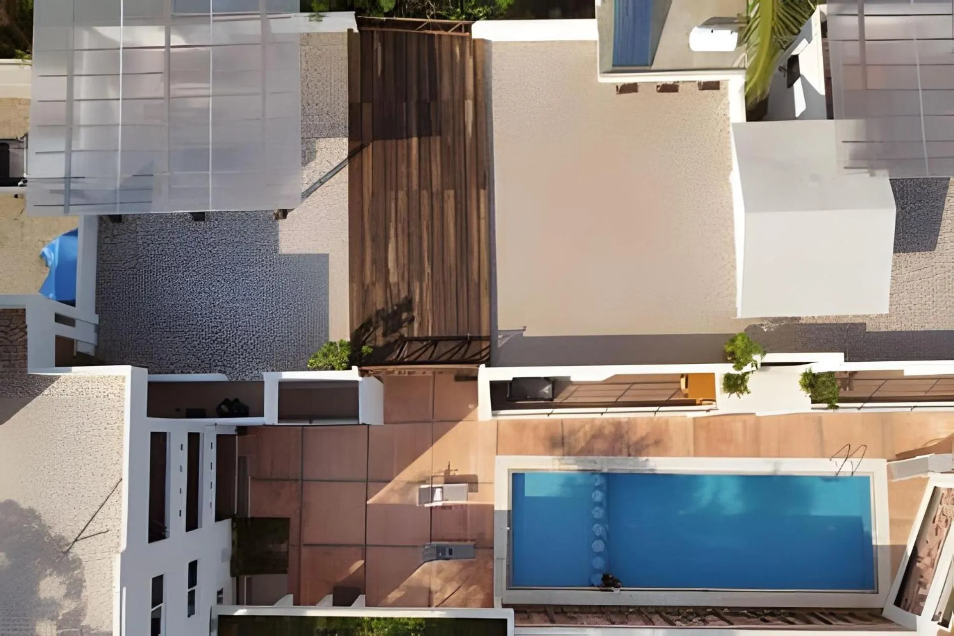 Bird's eye view in La Aurora Puerto Escondido