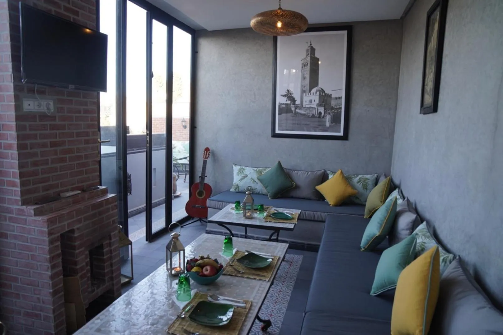 Living room in Riad Le Petit Joyau