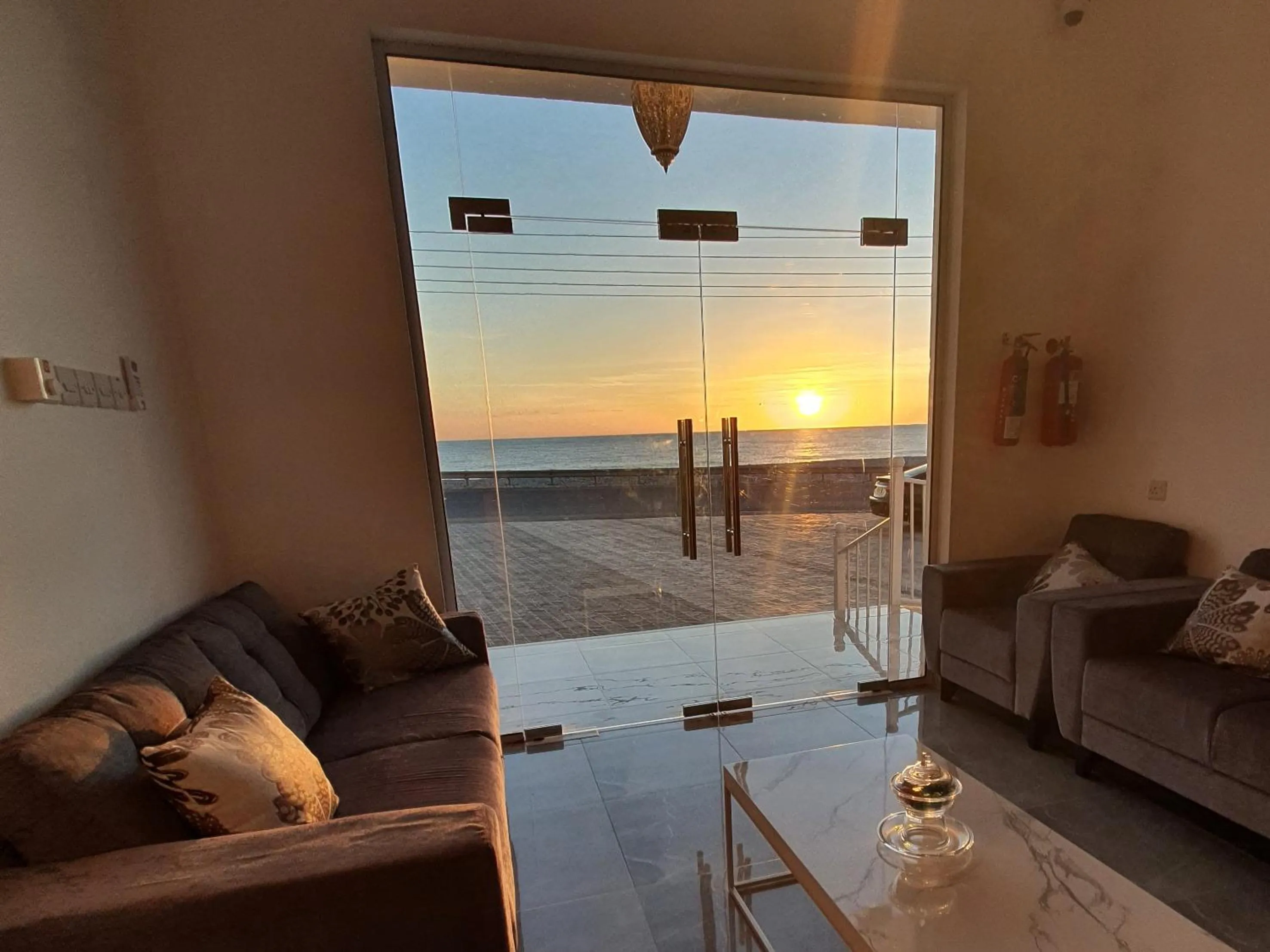 Seating area in Tiwi Sunrise