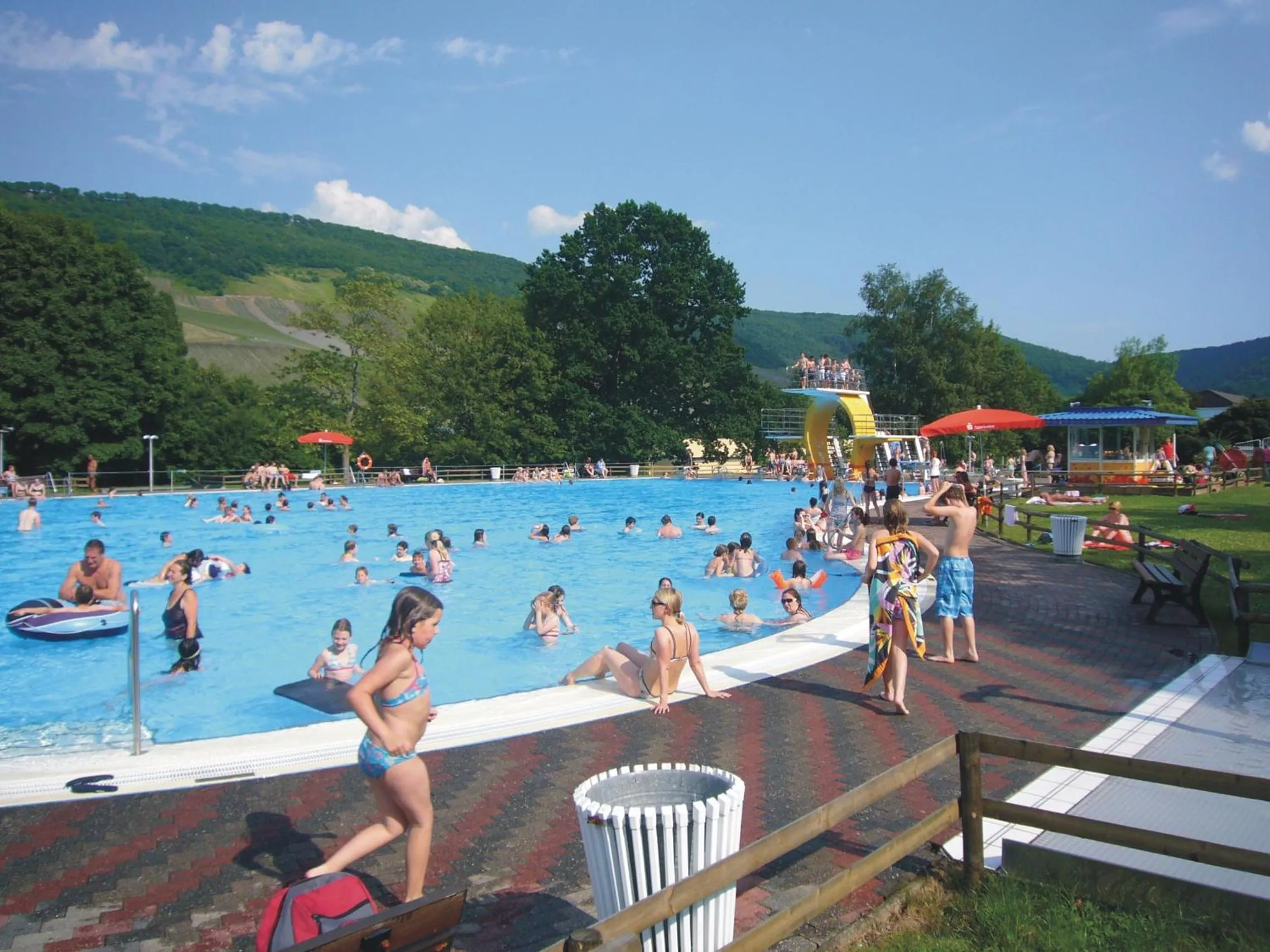 Swimming pool in Christiana's Wein & Art Hotel