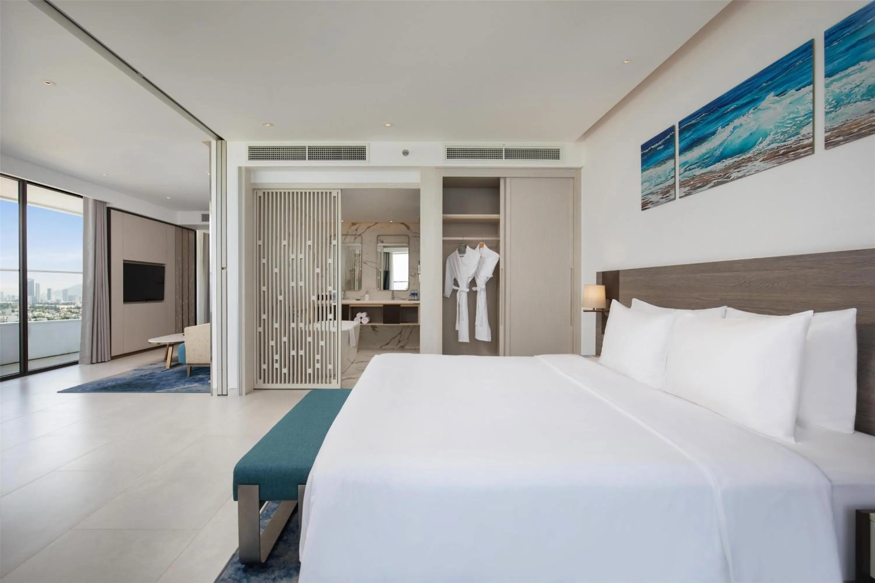 Photo of the whole room, Bed in Radisson Hotel Danang
