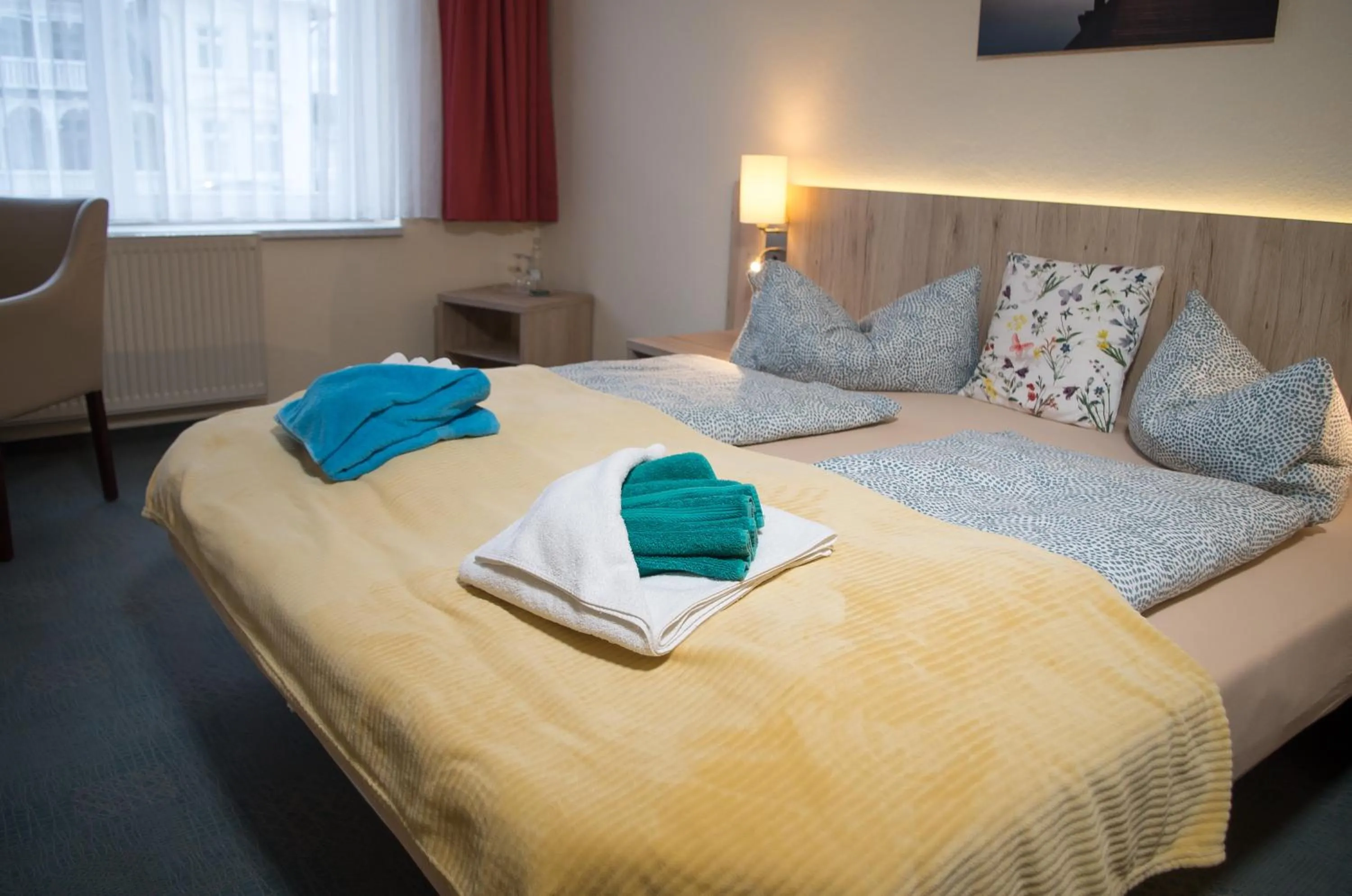 Bed in Hotel Villa Elisabeth