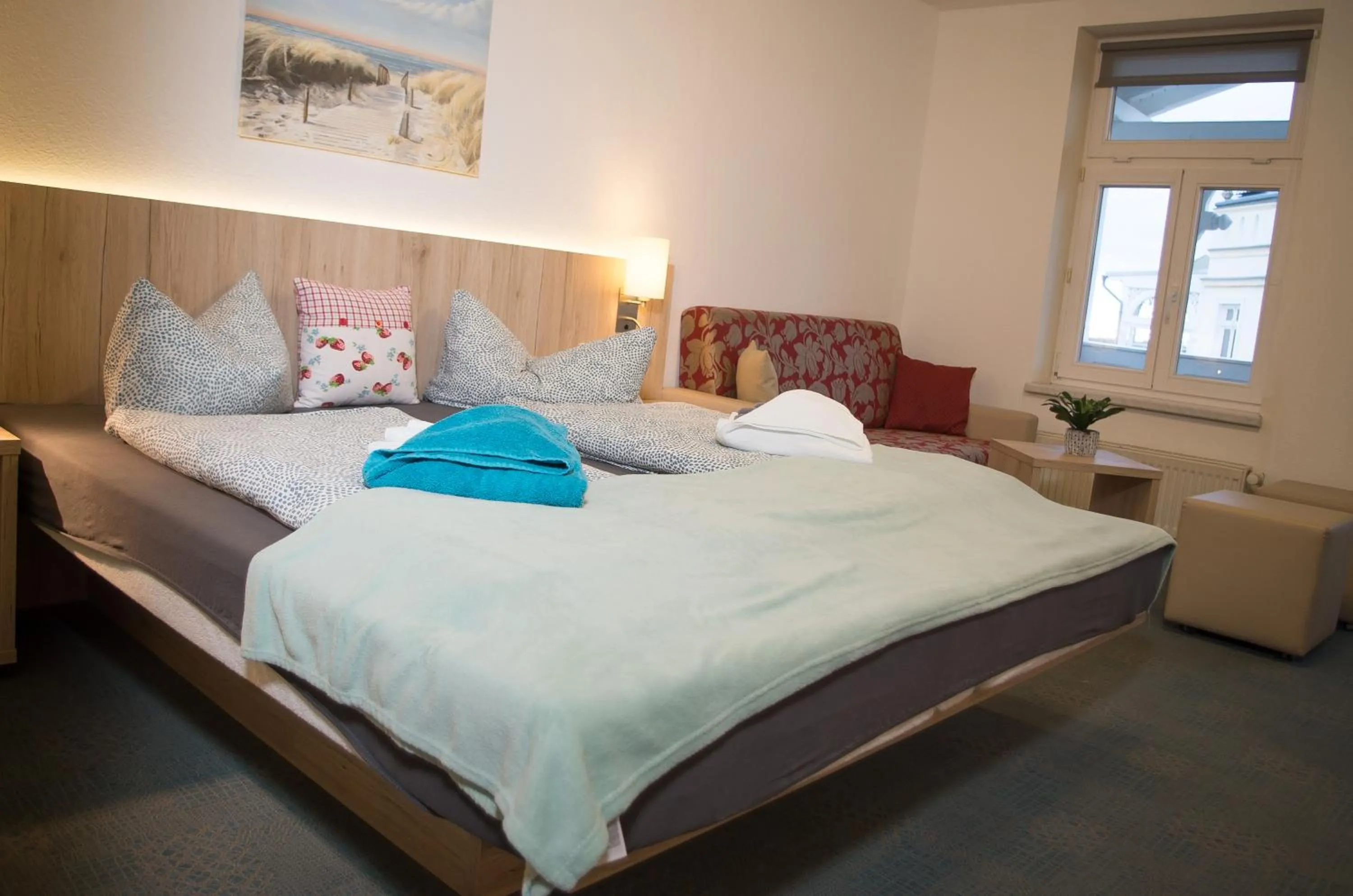 Bed in Hotel Villa Elisabeth