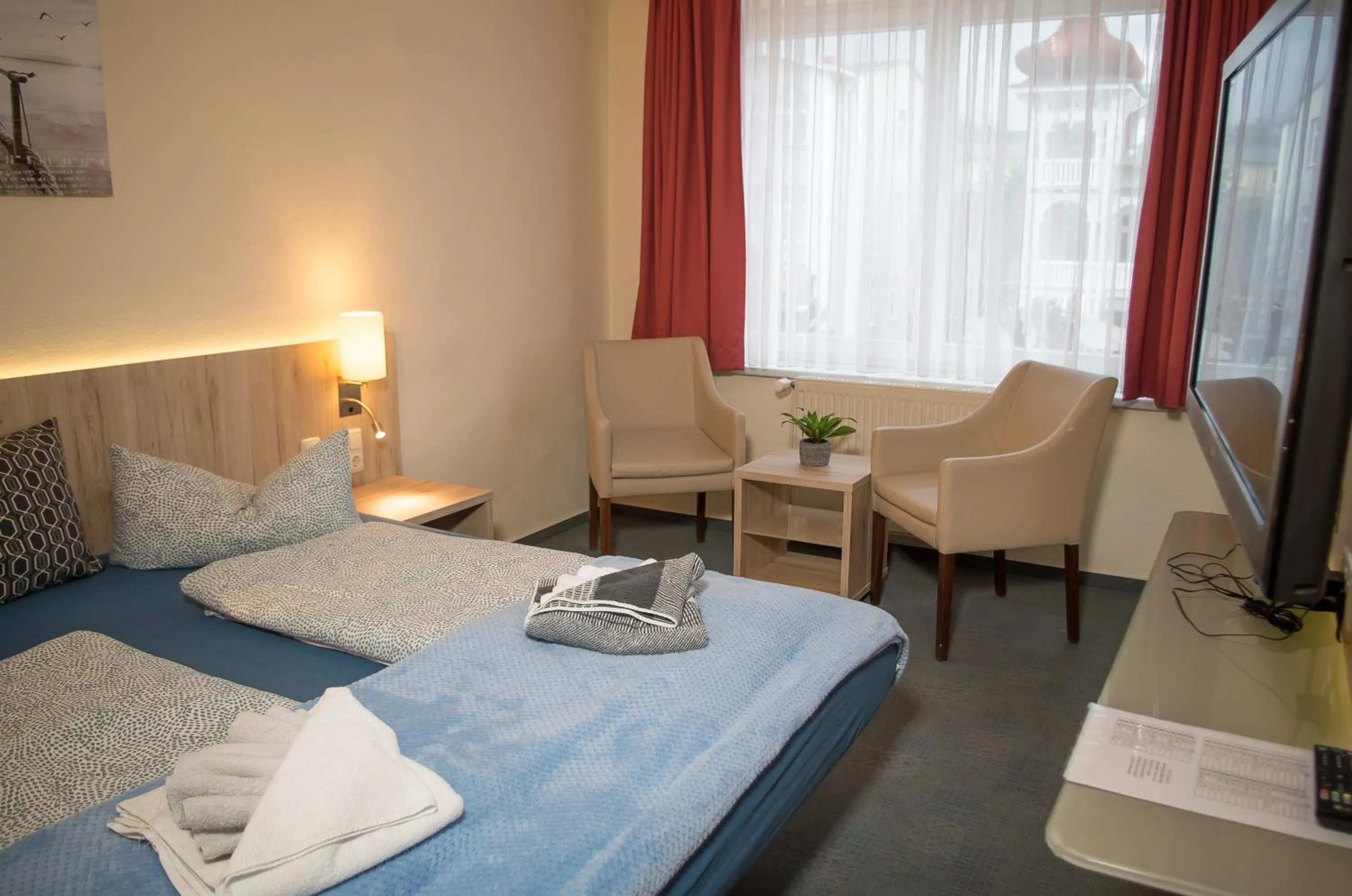 Bed in Hotel Villa Elisabeth