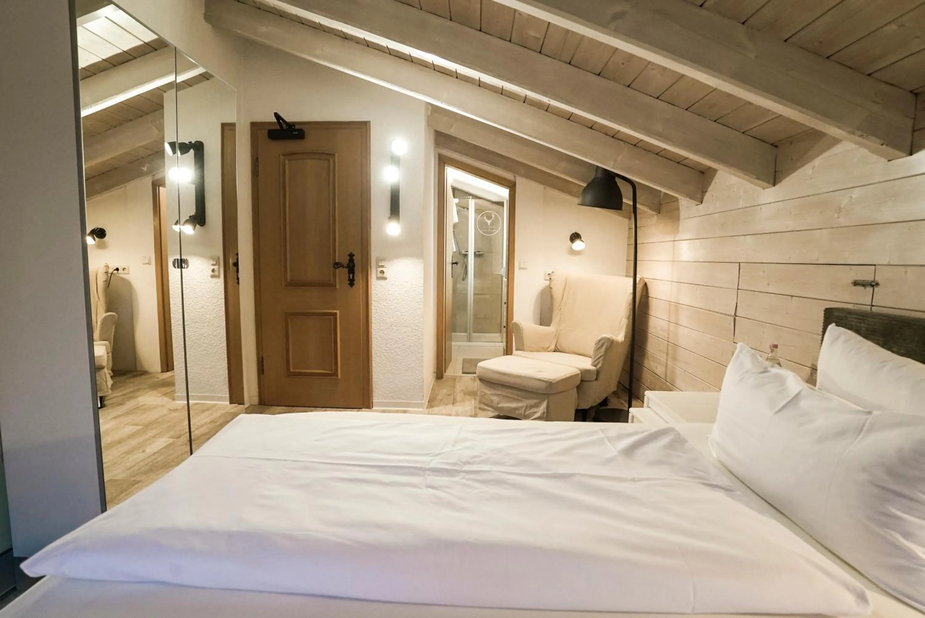 Bed in Landhotel Villa Foresta