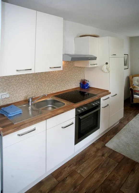 Kitchen or kitchenette in Landhotel Villa Foresta