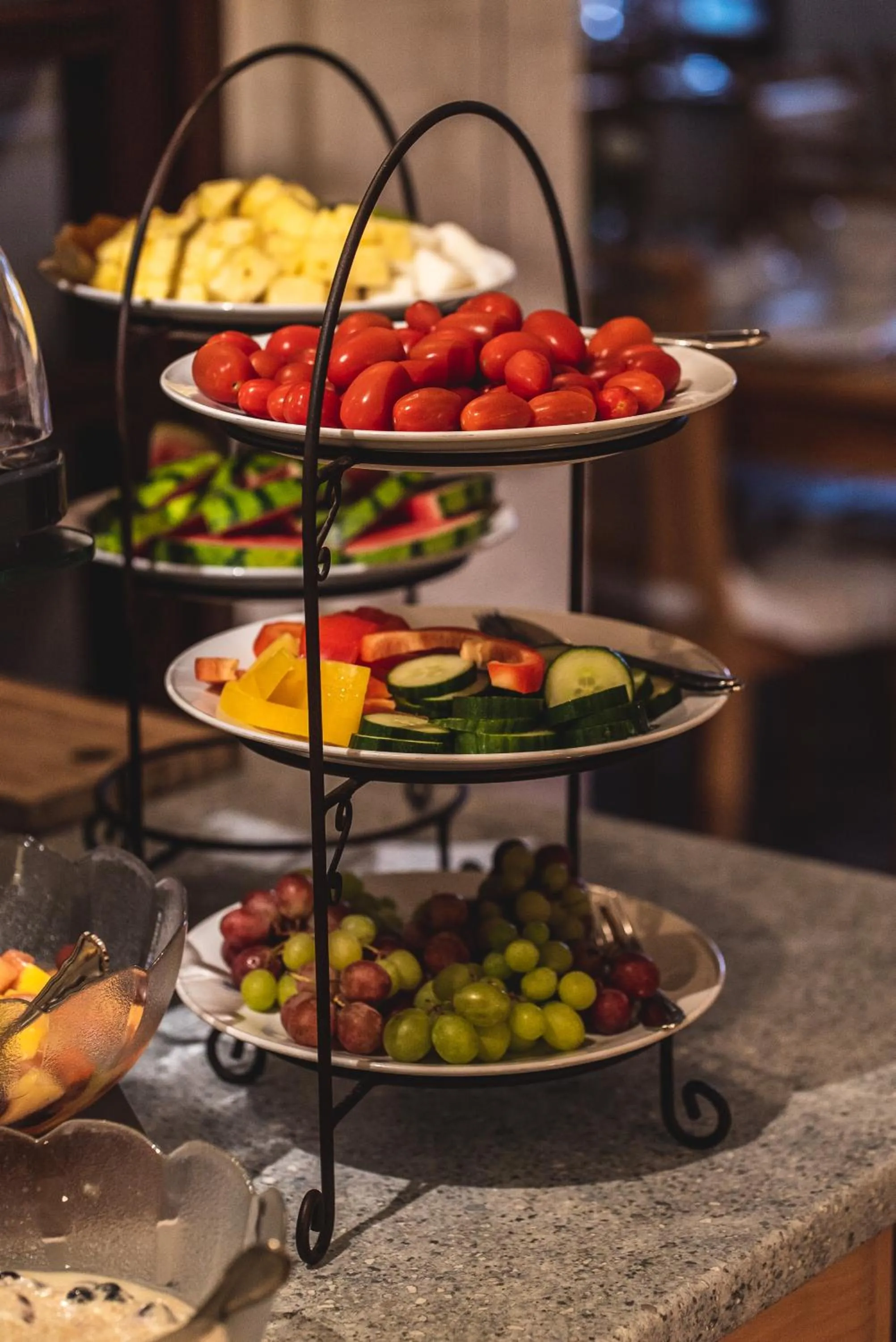 Buffet breakfast in Landhotel Villa Foresta