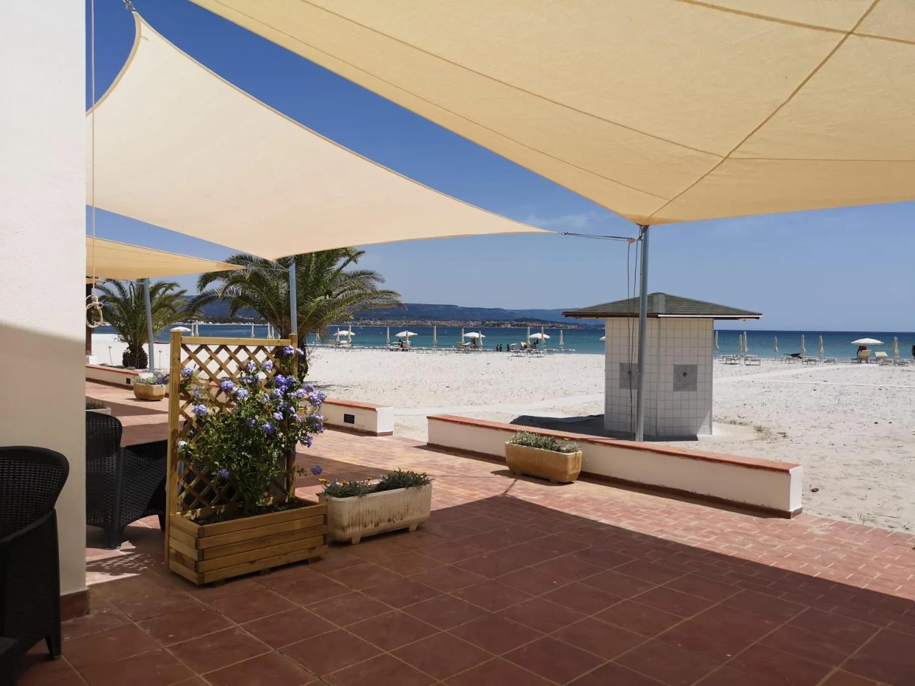 Patio in Vel Marì - Rooms on the Beach