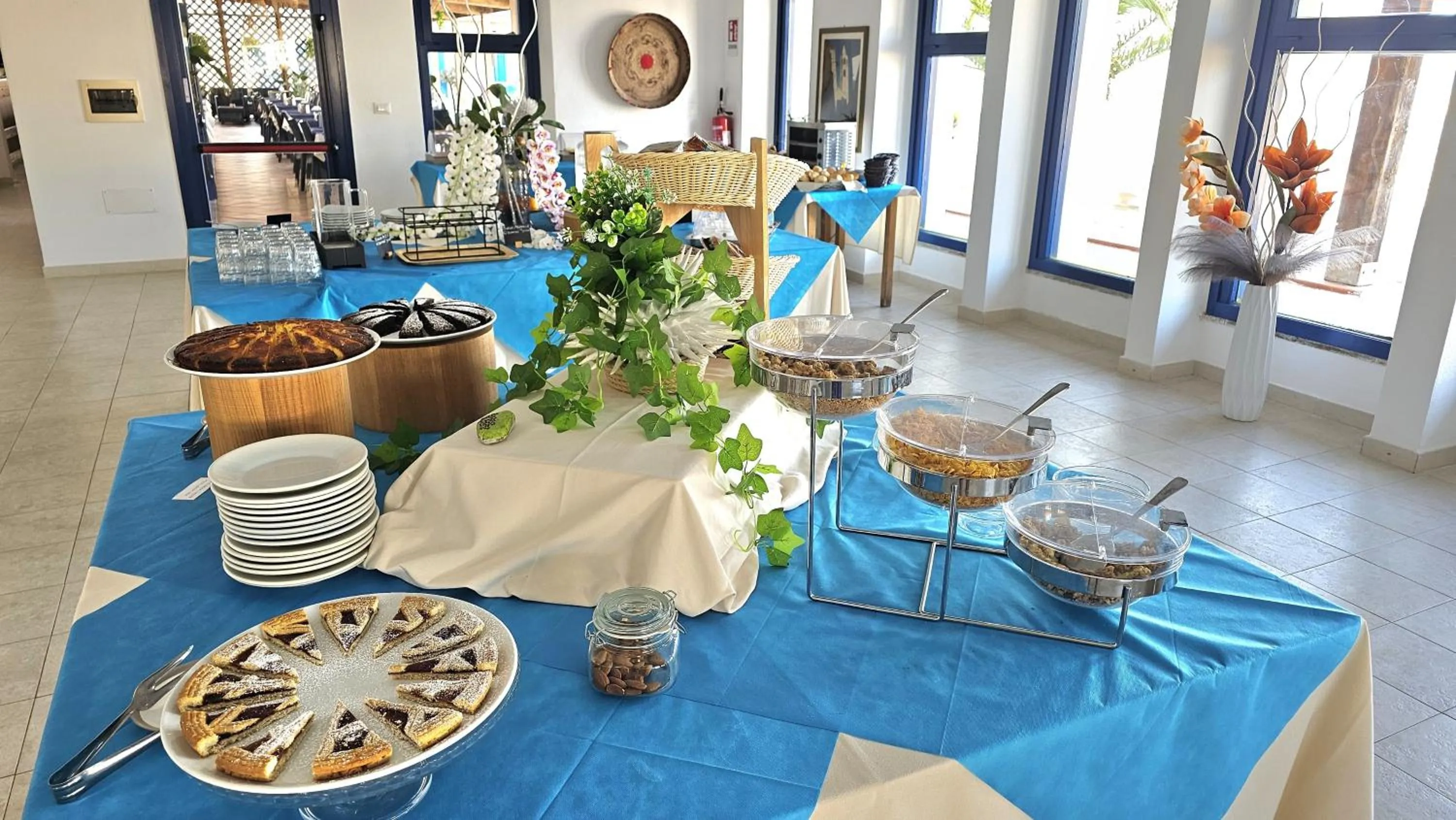 Buffet breakfast in Vel Marì - Rooms on the Beach