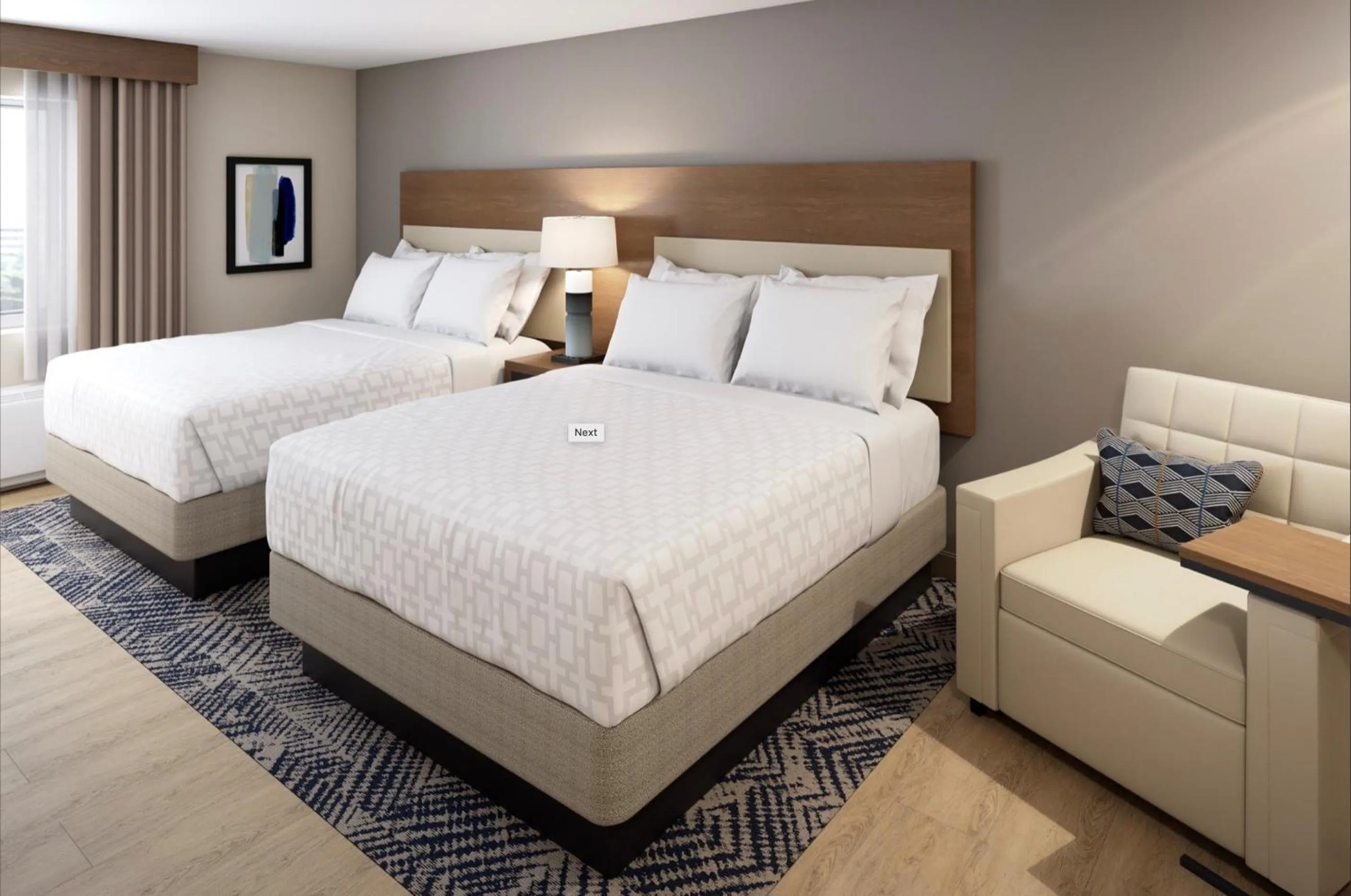 Bed in Candlewood Suites - Asheville Downtown by IHG