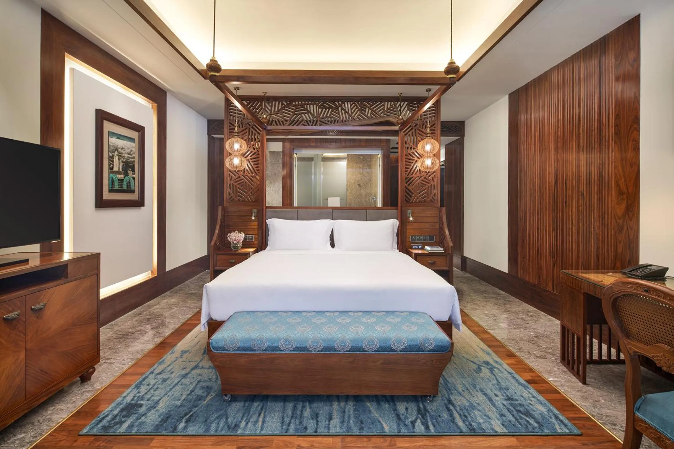 Bedroom, Bed in Fairmont Sanya Haitang Bay