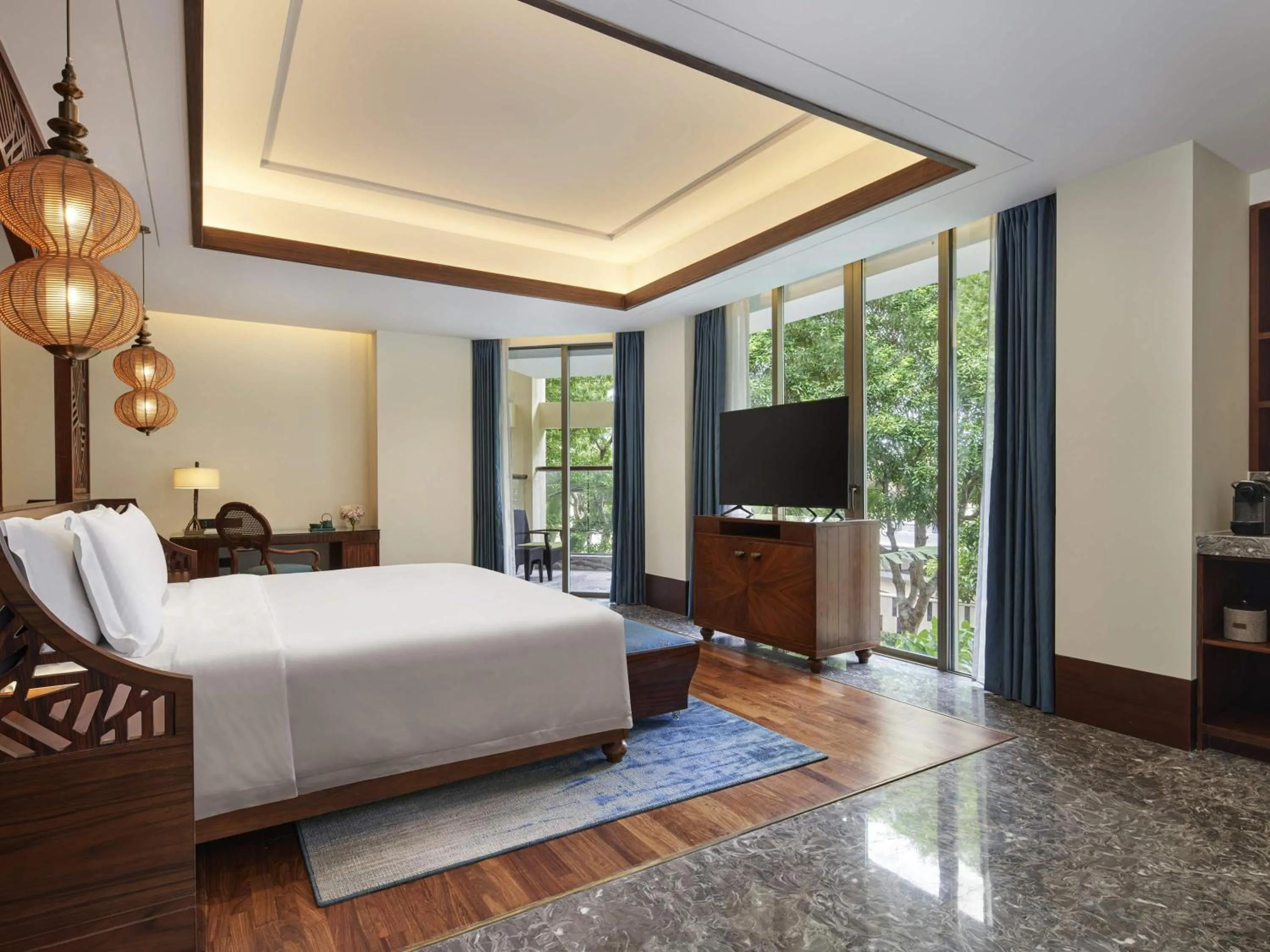 Bedroom, Bed in Fairmont Sanya Haitang Bay