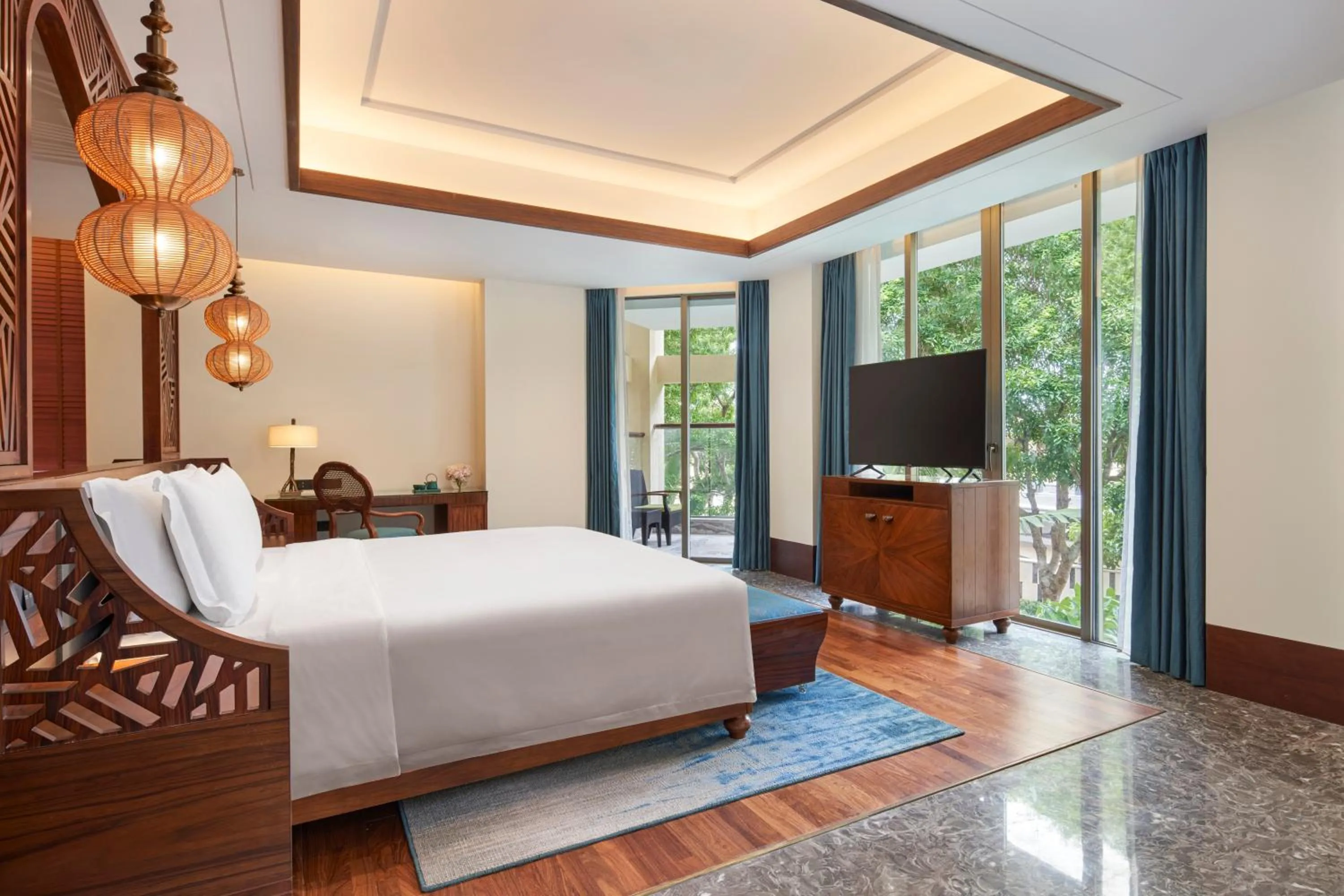 Bedroom, Bed in Fairmont Sanya Haitang Bay