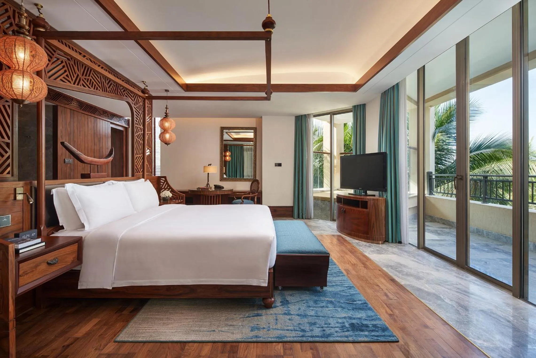 Bedroom, Bed in Fairmont Sanya Haitang Bay