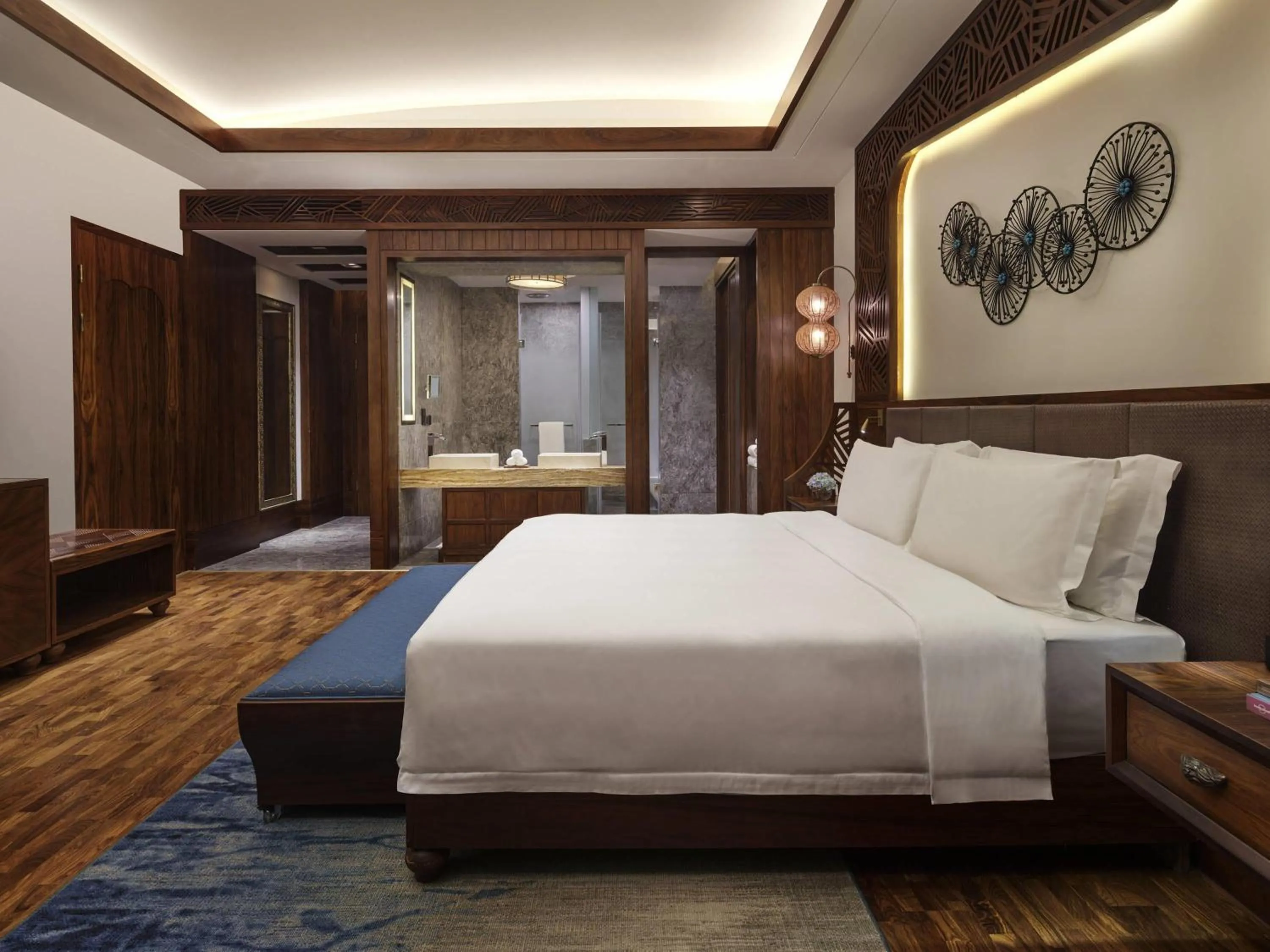 Bedroom, Bed in Fairmont Sanya Haitang Bay