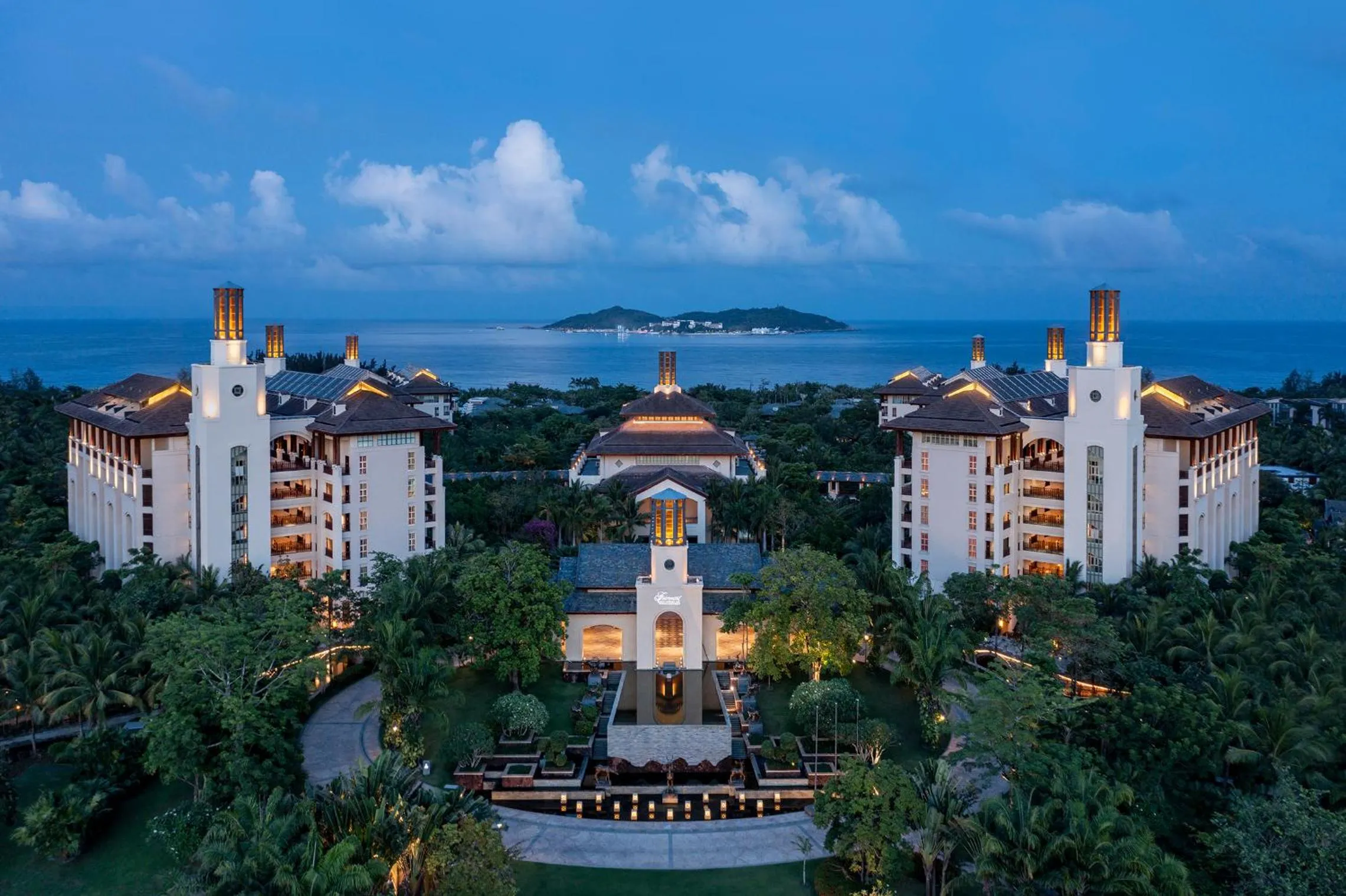 Bird's eye view in Fairmont Sanya Haitang Bay