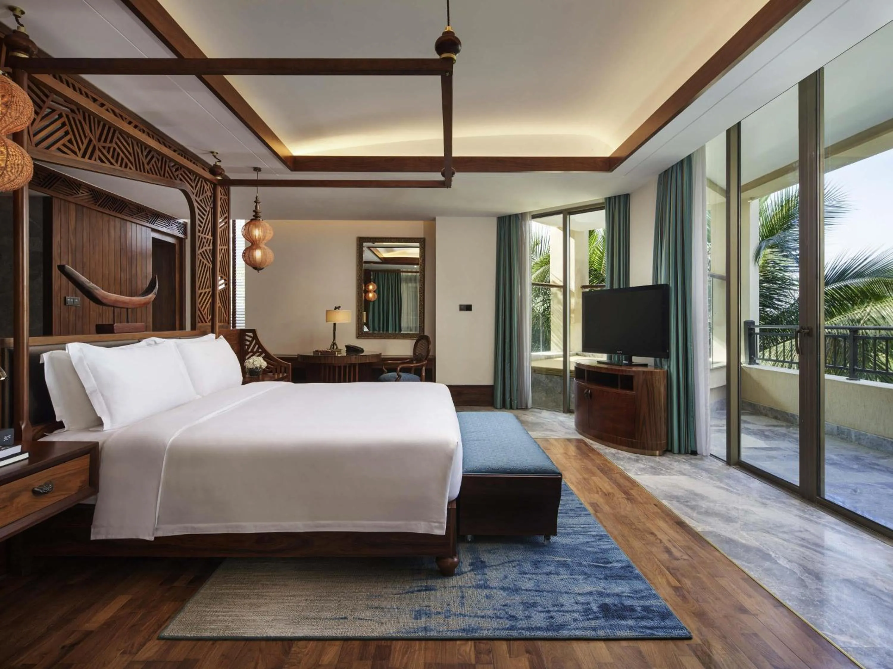 Bedroom, Bed in Fairmont Sanya Haitang Bay