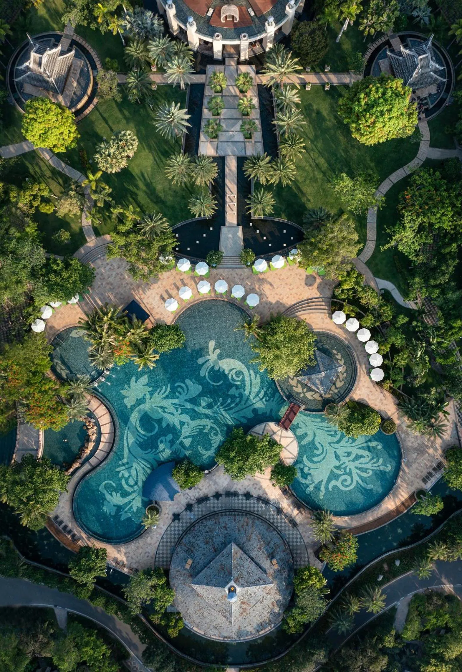 Bird's eye view in Fairmont Sanya Haitang Bay