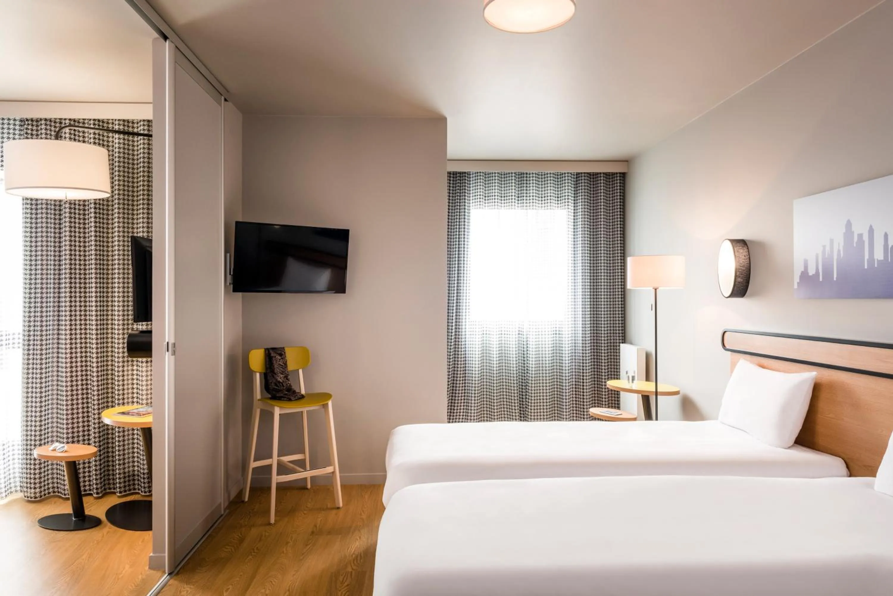 Bedroom, Bed in Adagio Access Stuttgart Airport Messe