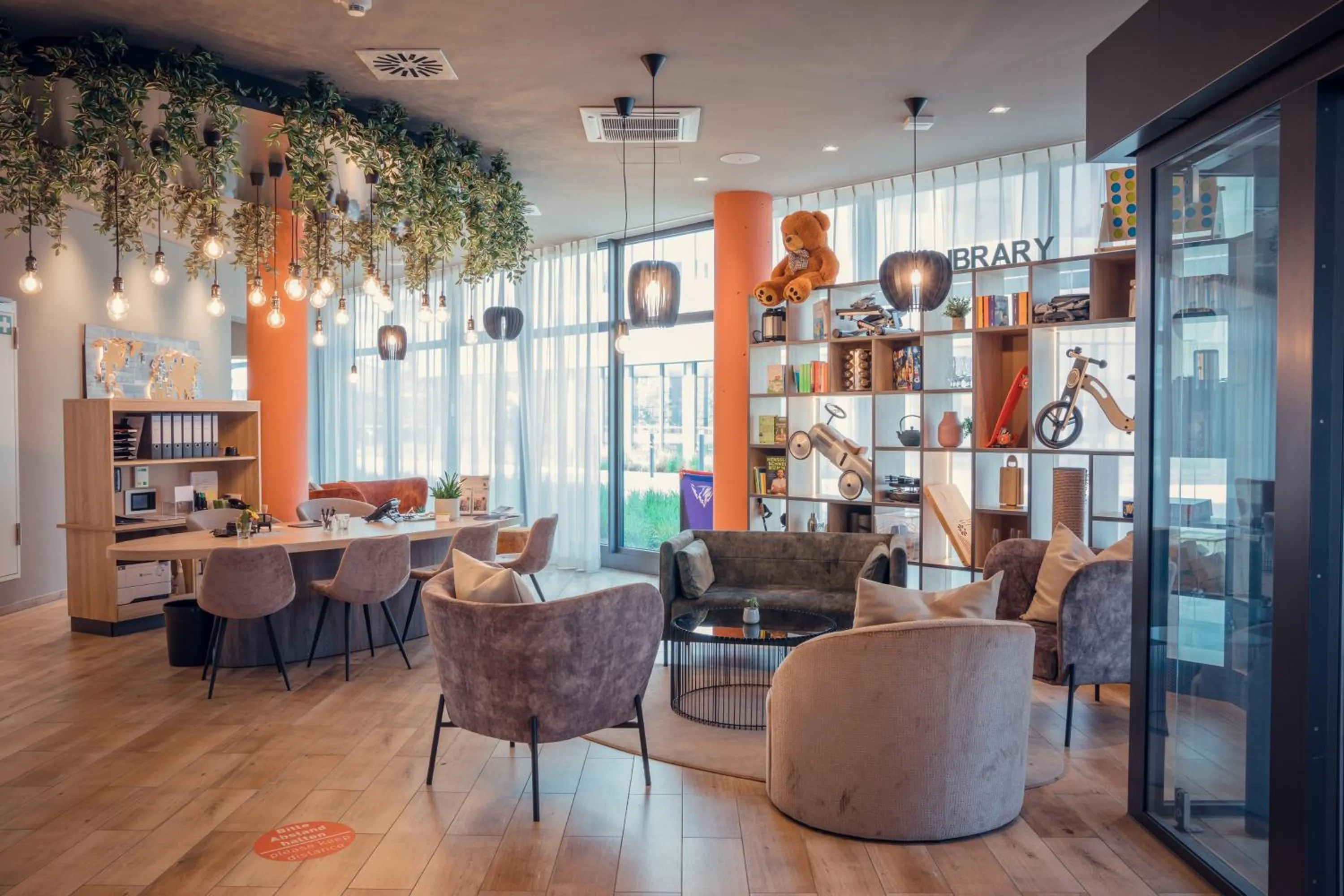Lobby or reception in Adagio Access Stuttgart Airport Messe