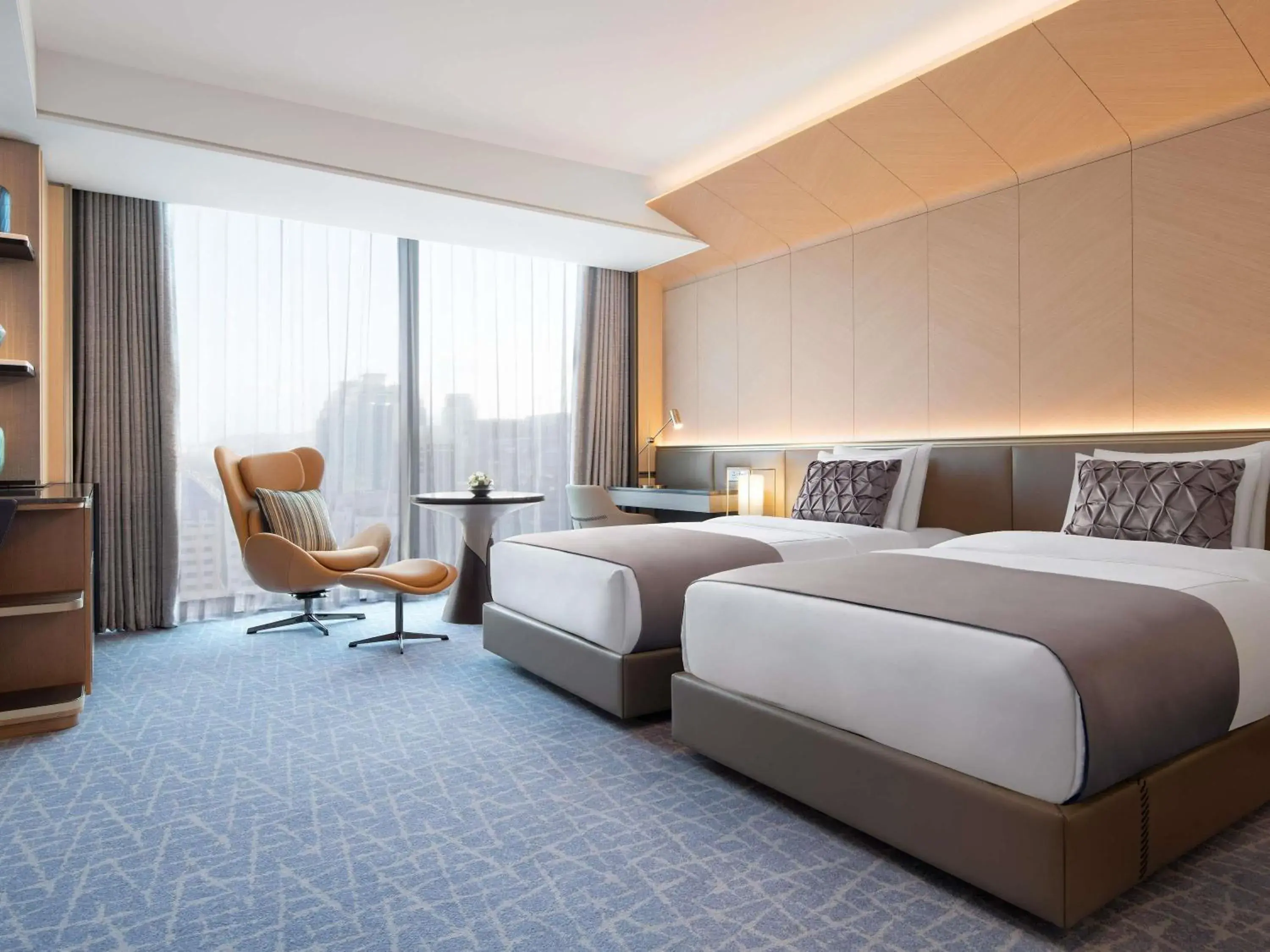 Two-Bedroom Premier King Suite with One King and Two Twin Beds - single occupancy in Fairmont Ambassador Seoul Two-Bedroom Premier King Suite with One King and Two Twin Beds - single occupancy in Fairmont Ambassador Seoul