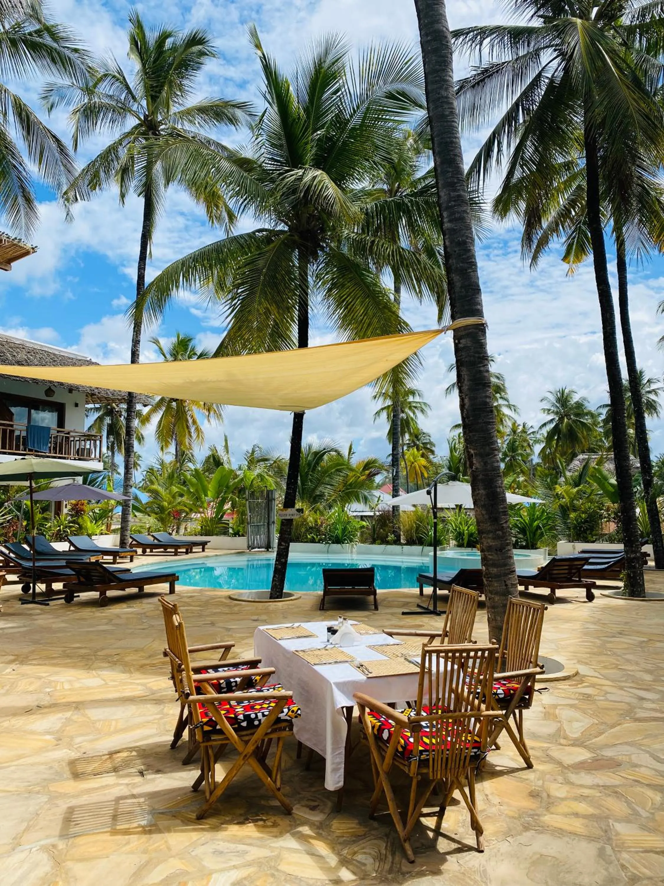 Garden view in Aluna Paje