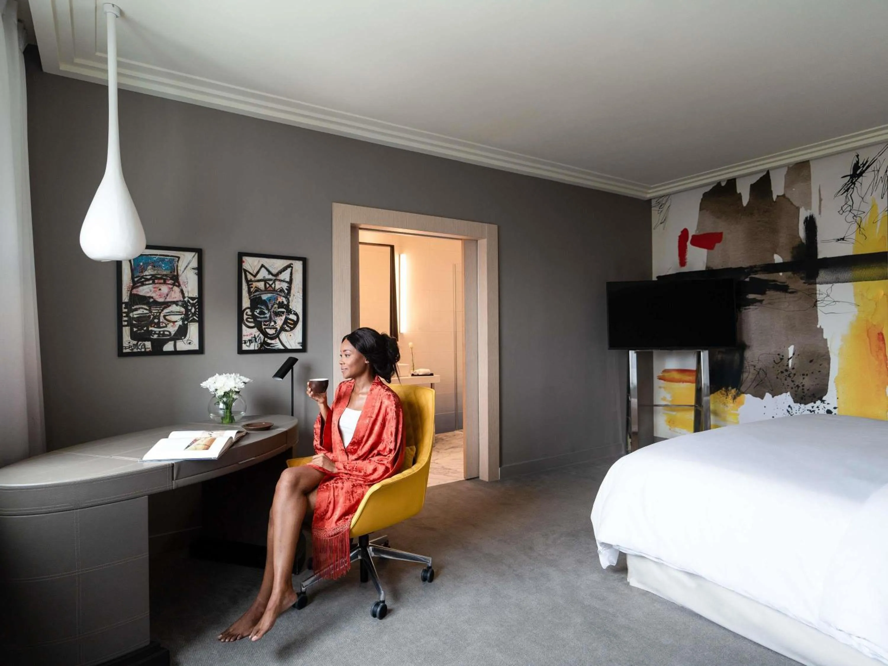 Bedroom, Bed in Movenpick Hotel Abidjan-Accor Group