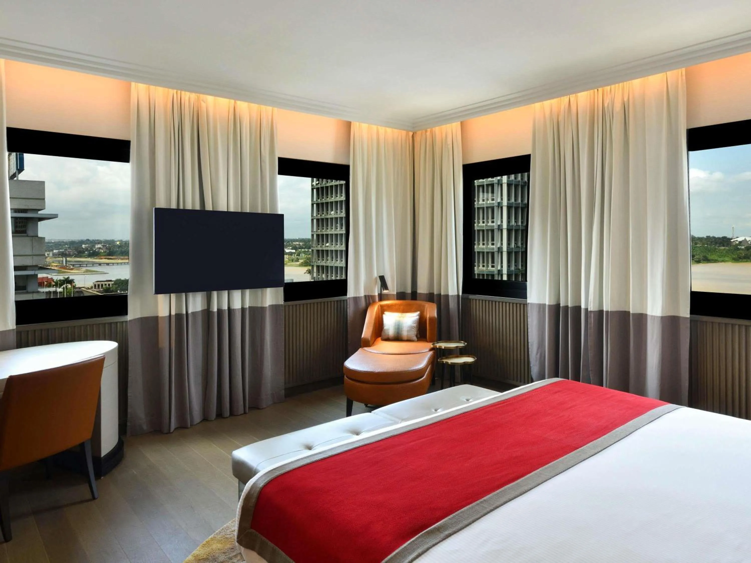 Bedroom, Bed in Movenpick Hotel Abidjan-Accor Group
