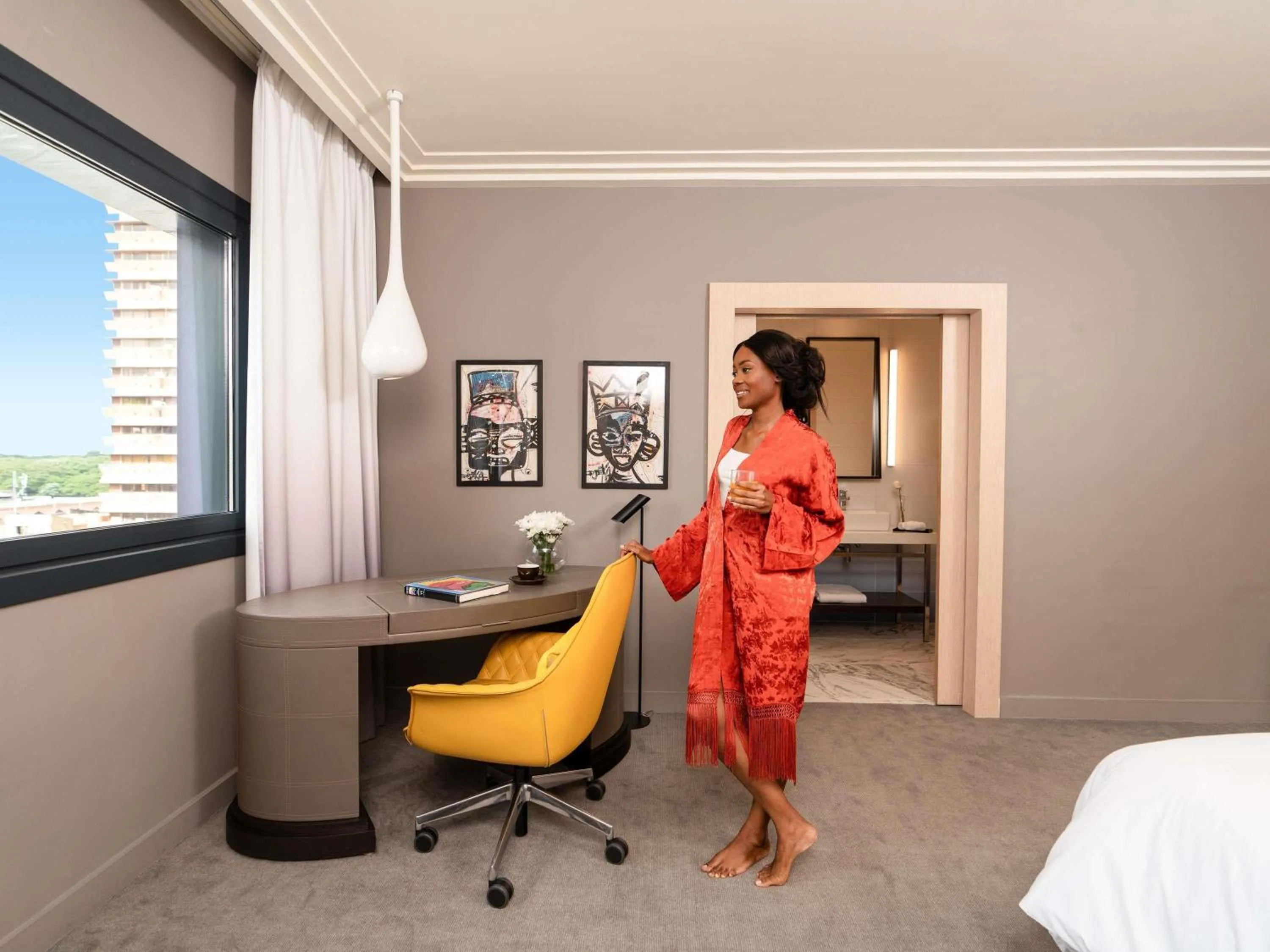 Bedroom, Bed in Movenpick Hotel Abidjan-Accor Group