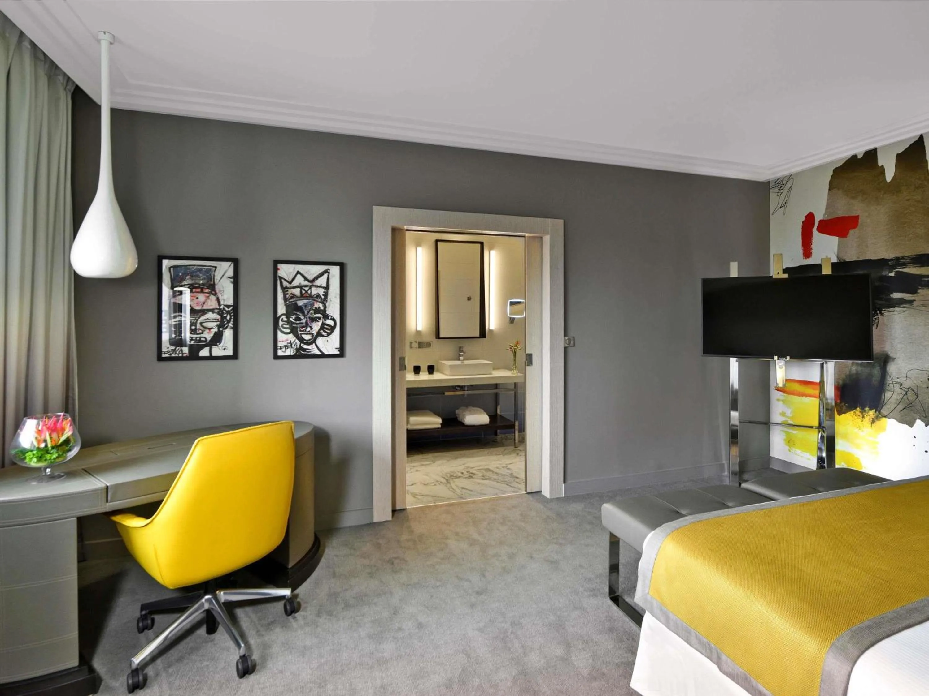 Bedroom, Bed in Movenpick Hotel Abidjan-Accor Group