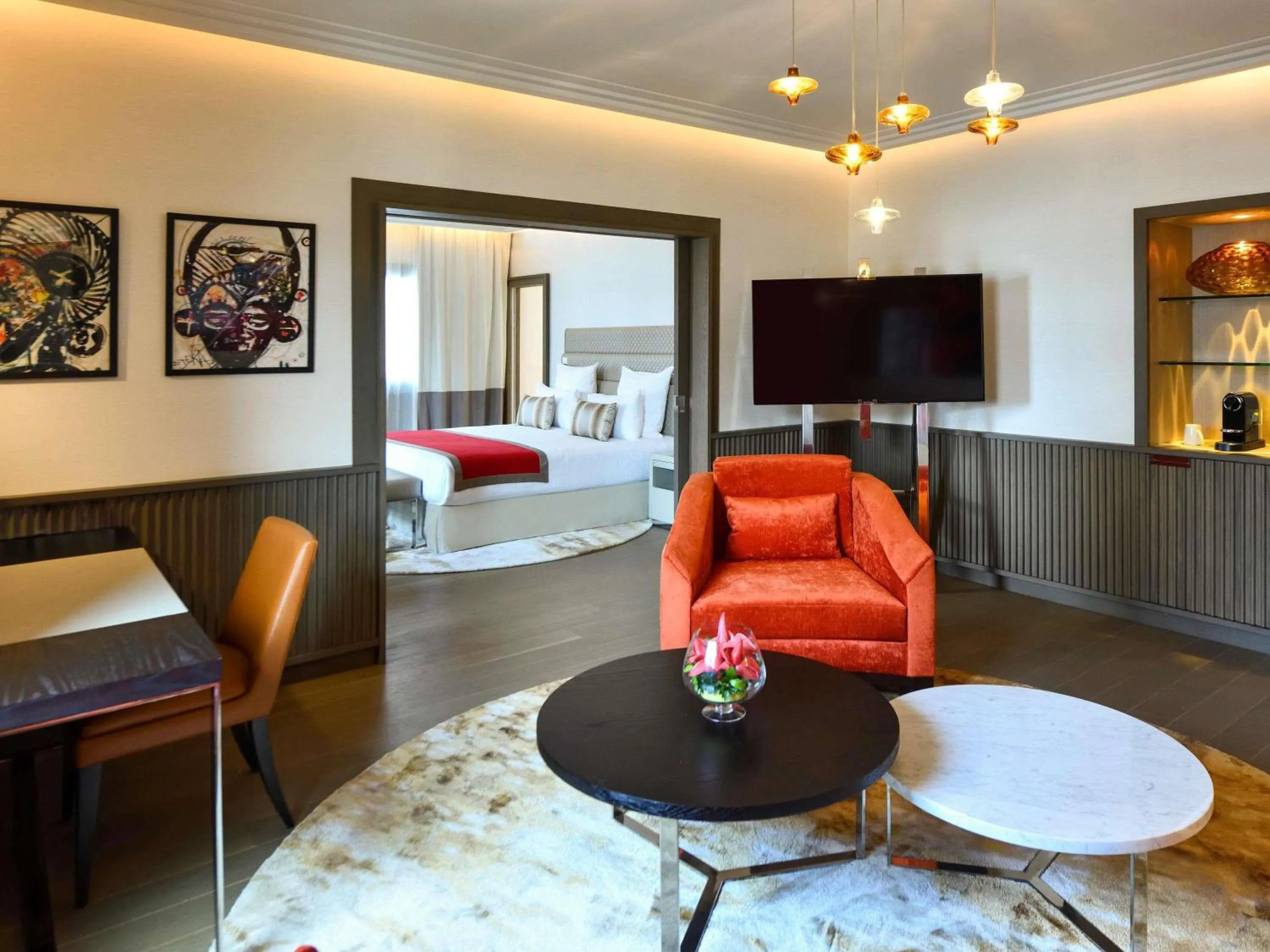 Photo of the whole room, Bed in Movenpick Hotel Abidjan-Accor Group