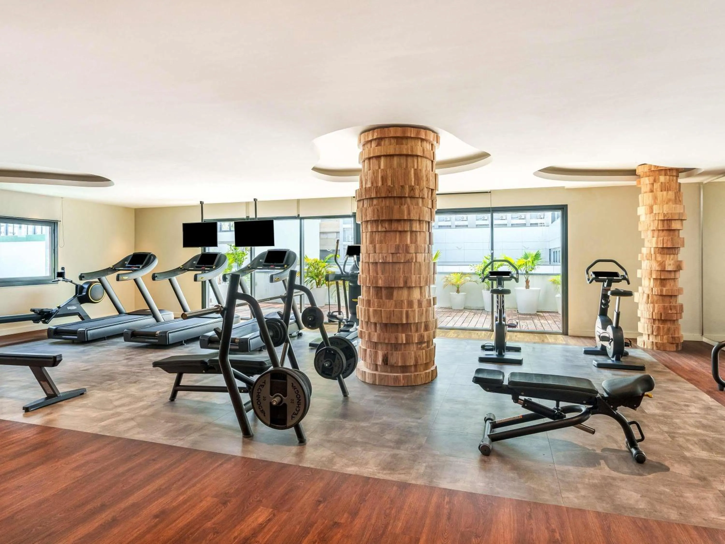 Fitness centre/facilities in Movenpick Hotel Abidjan-Accor Group