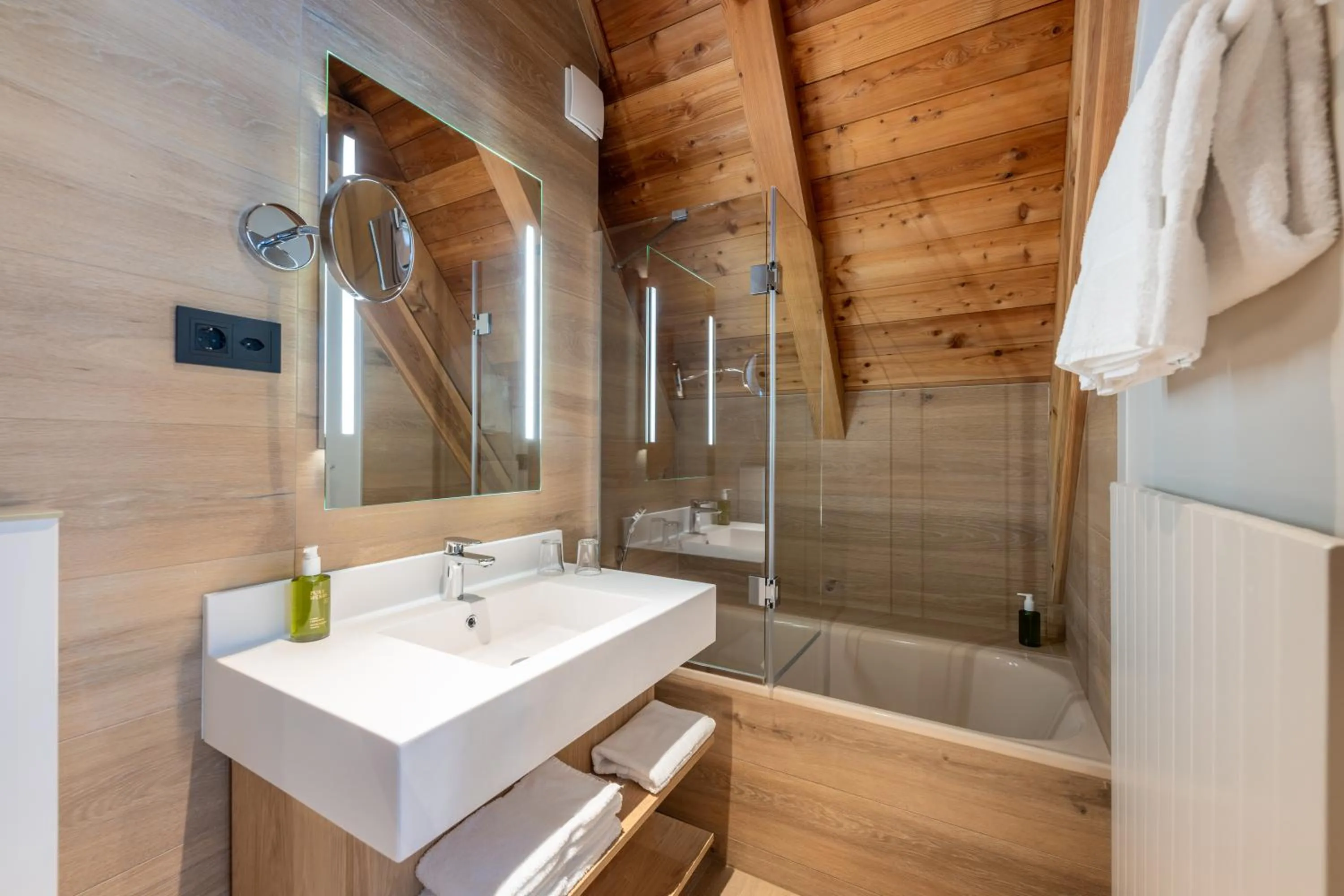 Bathroom in Hotel Schweizerhof Sils Maria, a Faern Collection Hotel