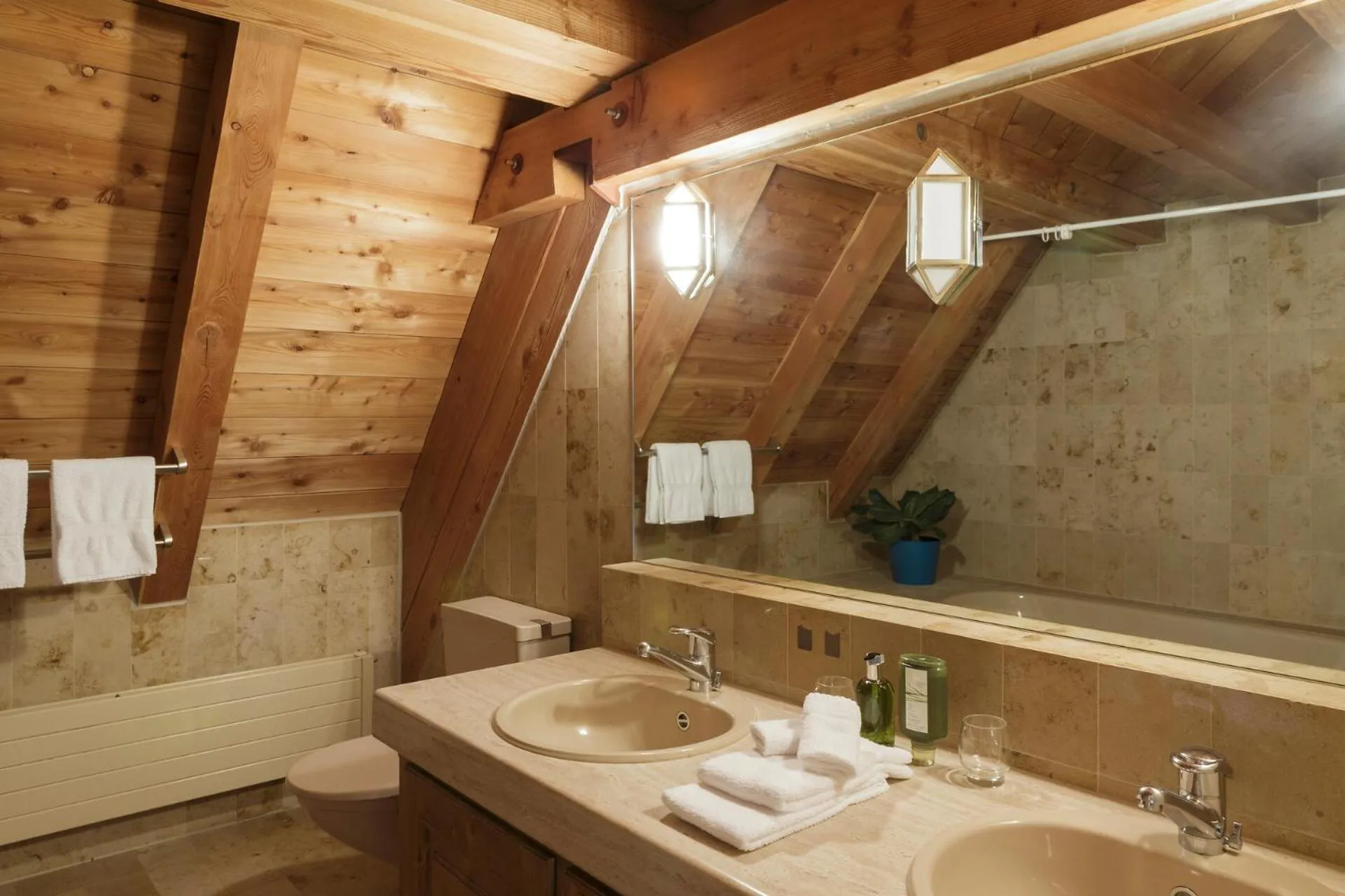 Bathroom in Hotel Schweizerhof Sils Maria, a Faern Collection Hotel