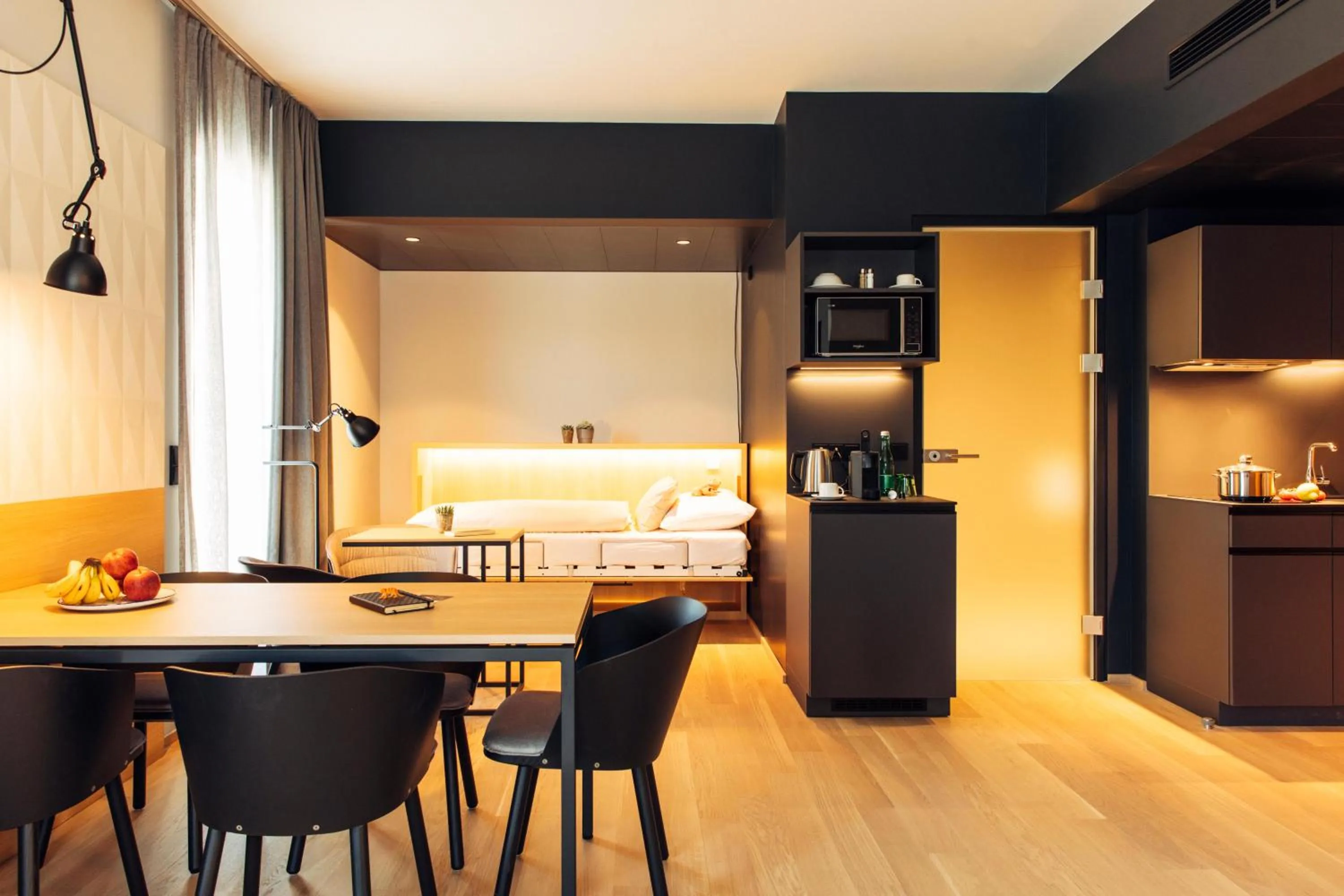 Photo of the whole room in harry's home Steyr hotel & apartments