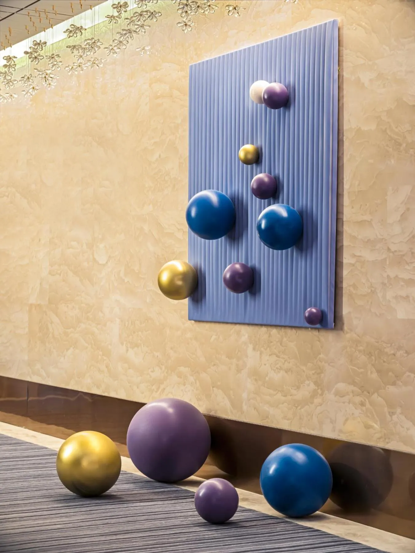 Decorative detail in Novotel Changsha International Exhibition Center