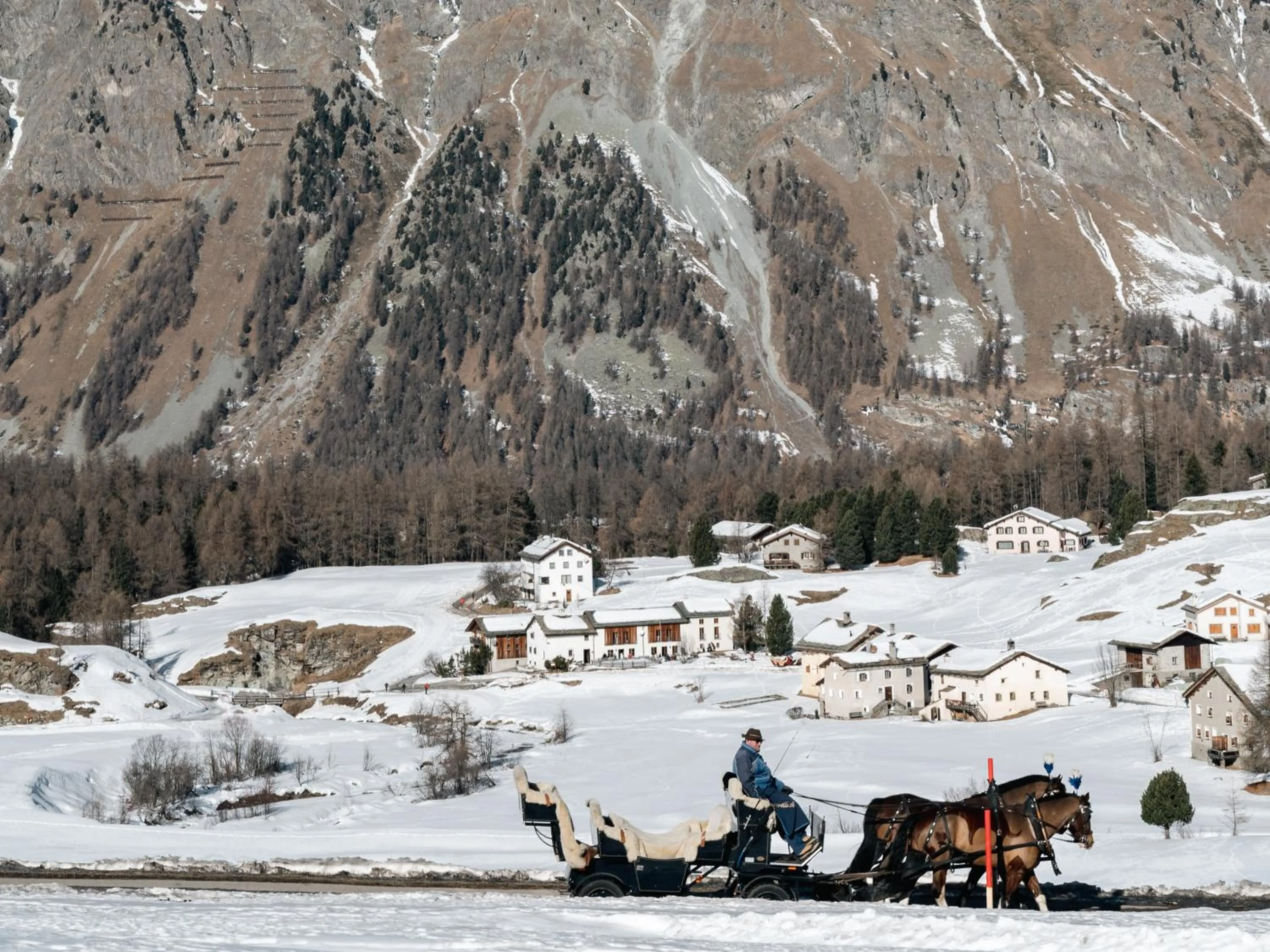 Natural landscape in Hotel Chesa Pool