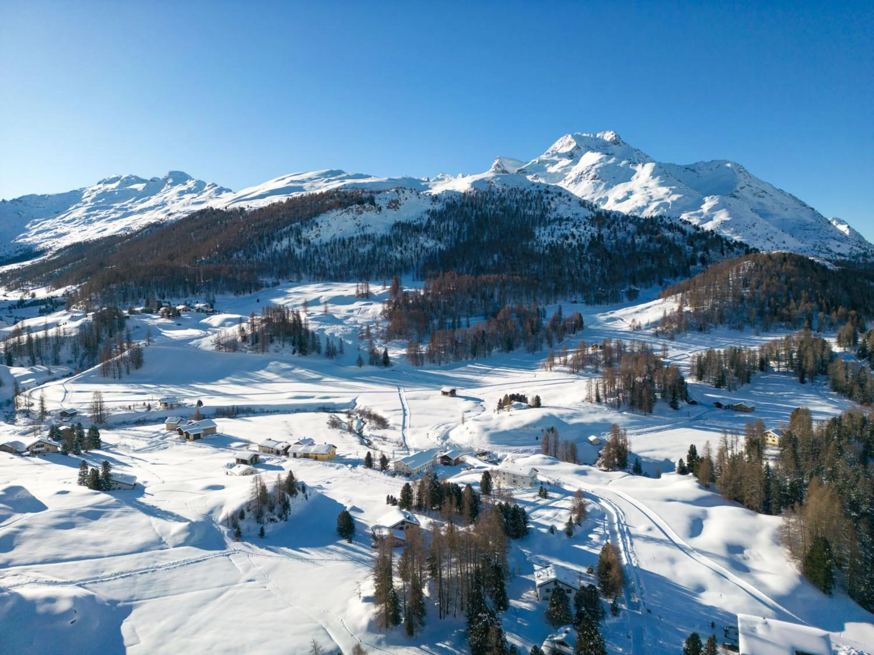 Natural landscape in Hotel Chesa Pool