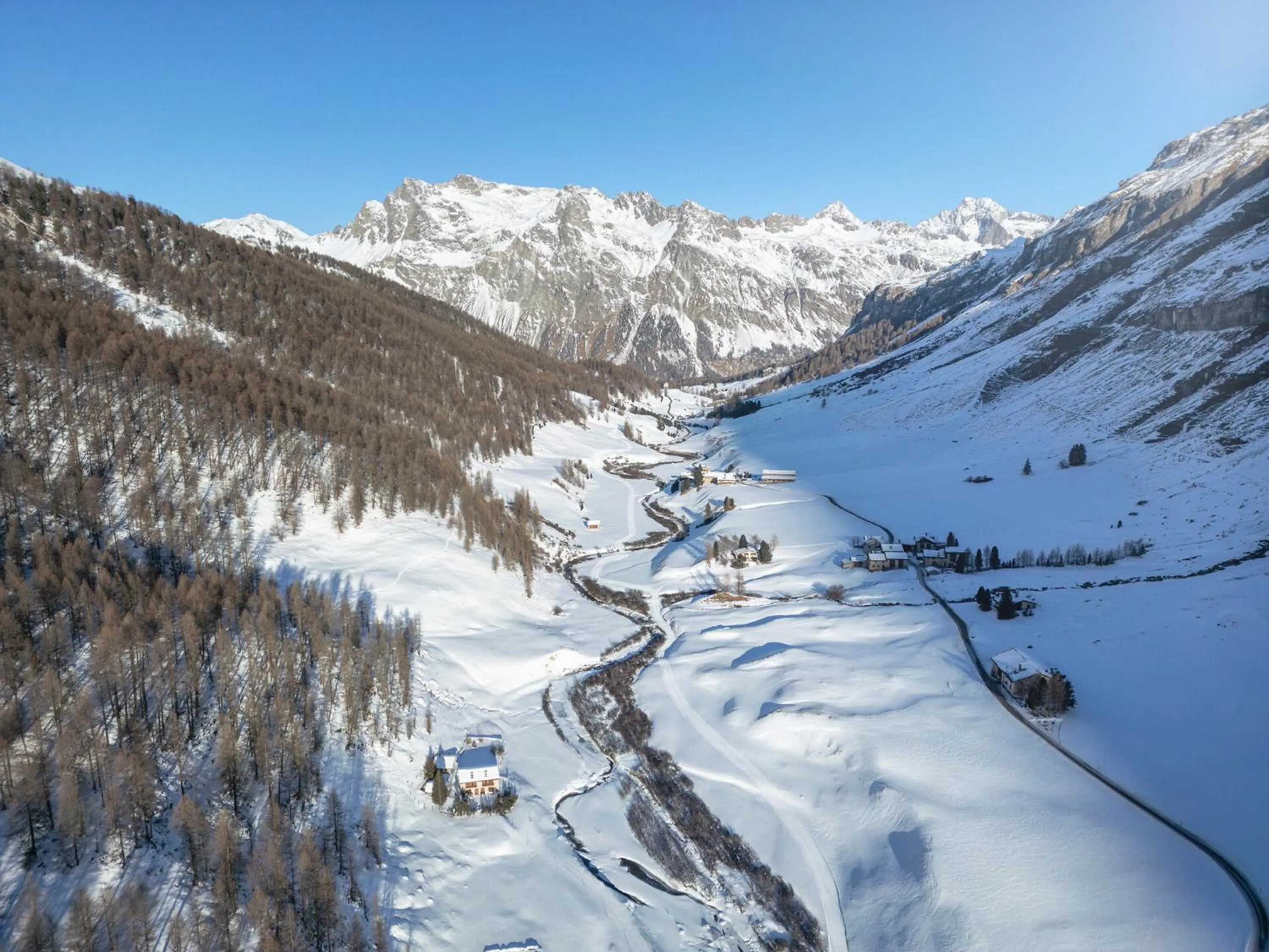 Natural landscape in Hotel Chesa Pool