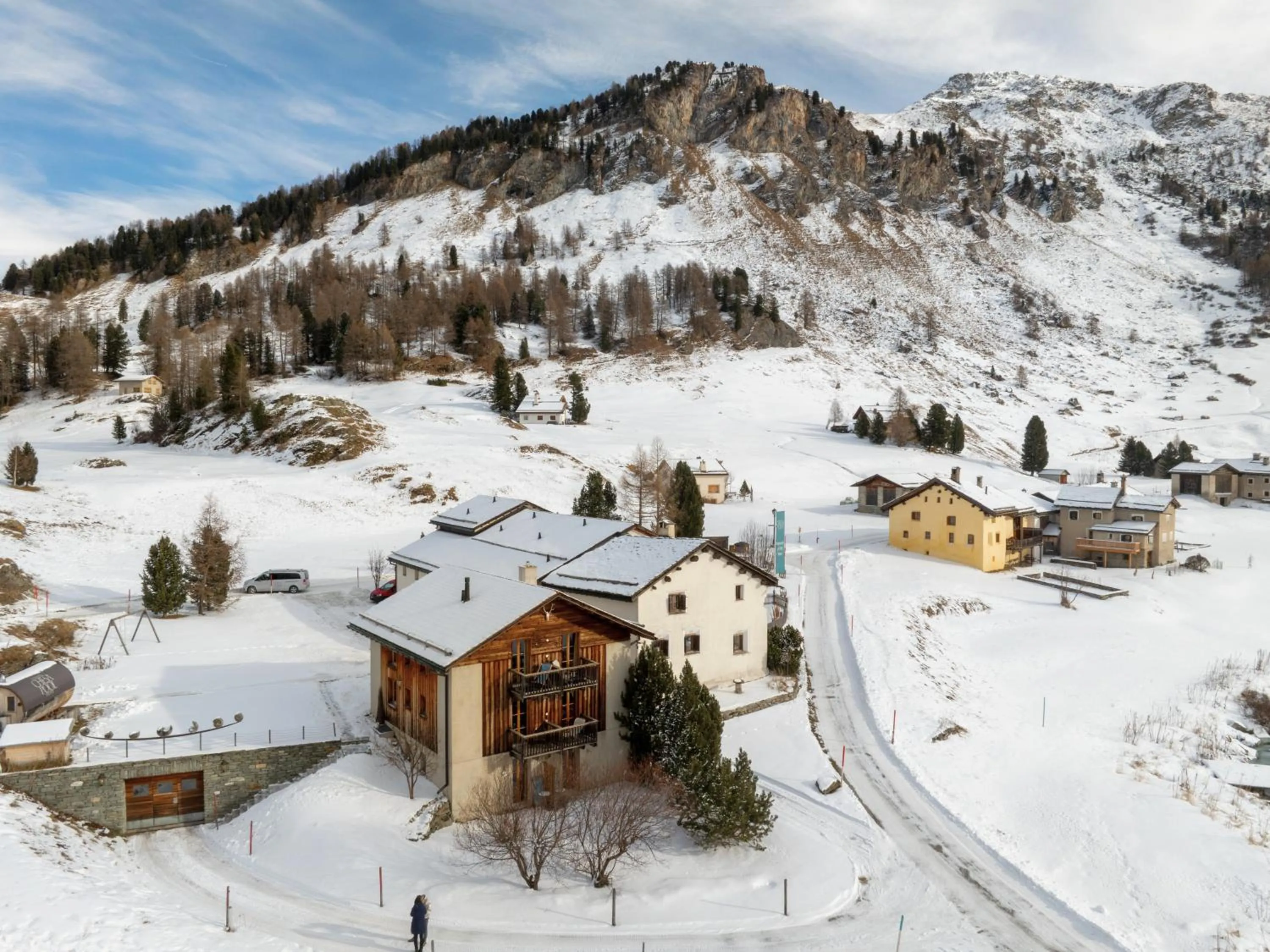 Property building in Hotel Chesa Pool