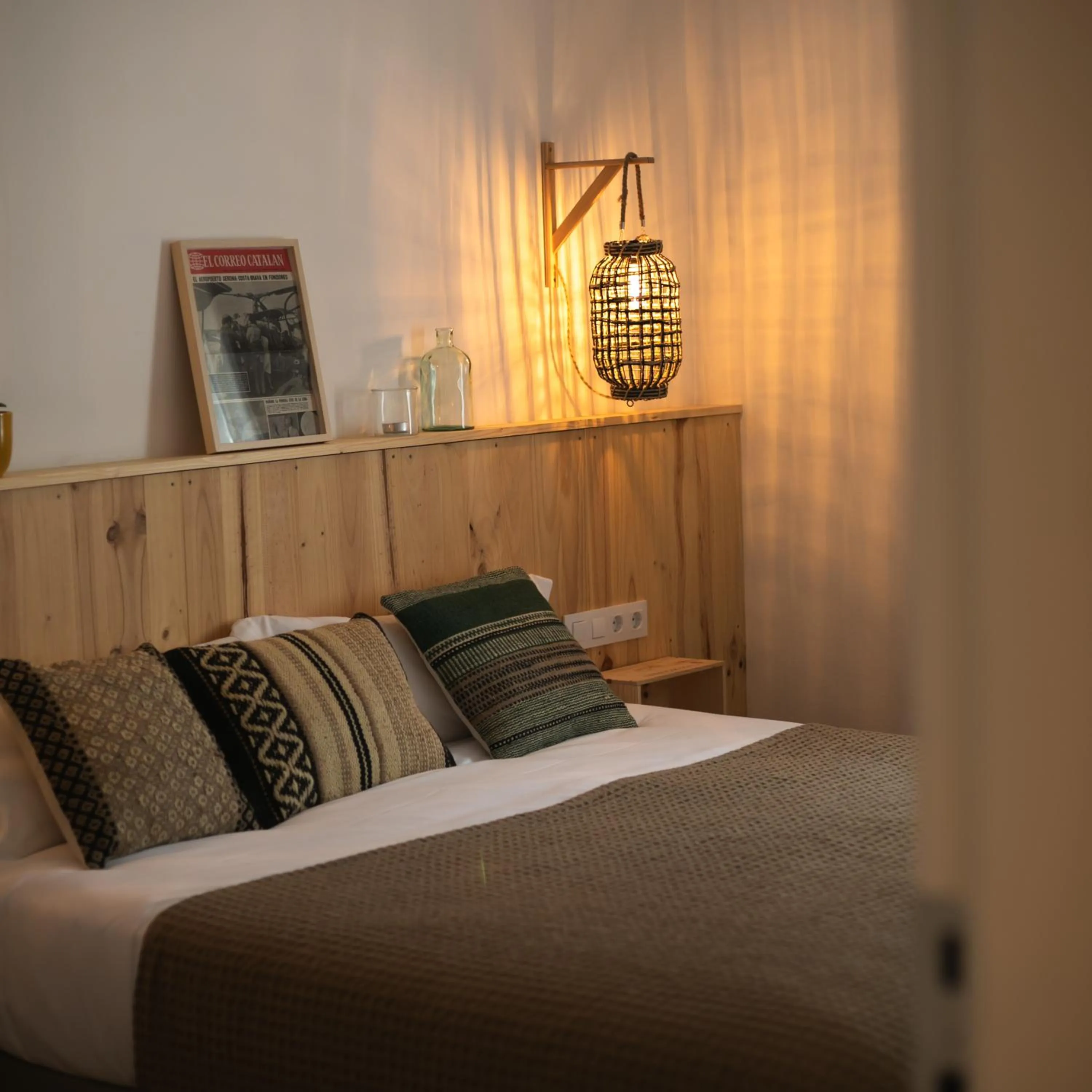 Bed in Hostal Sa Teula